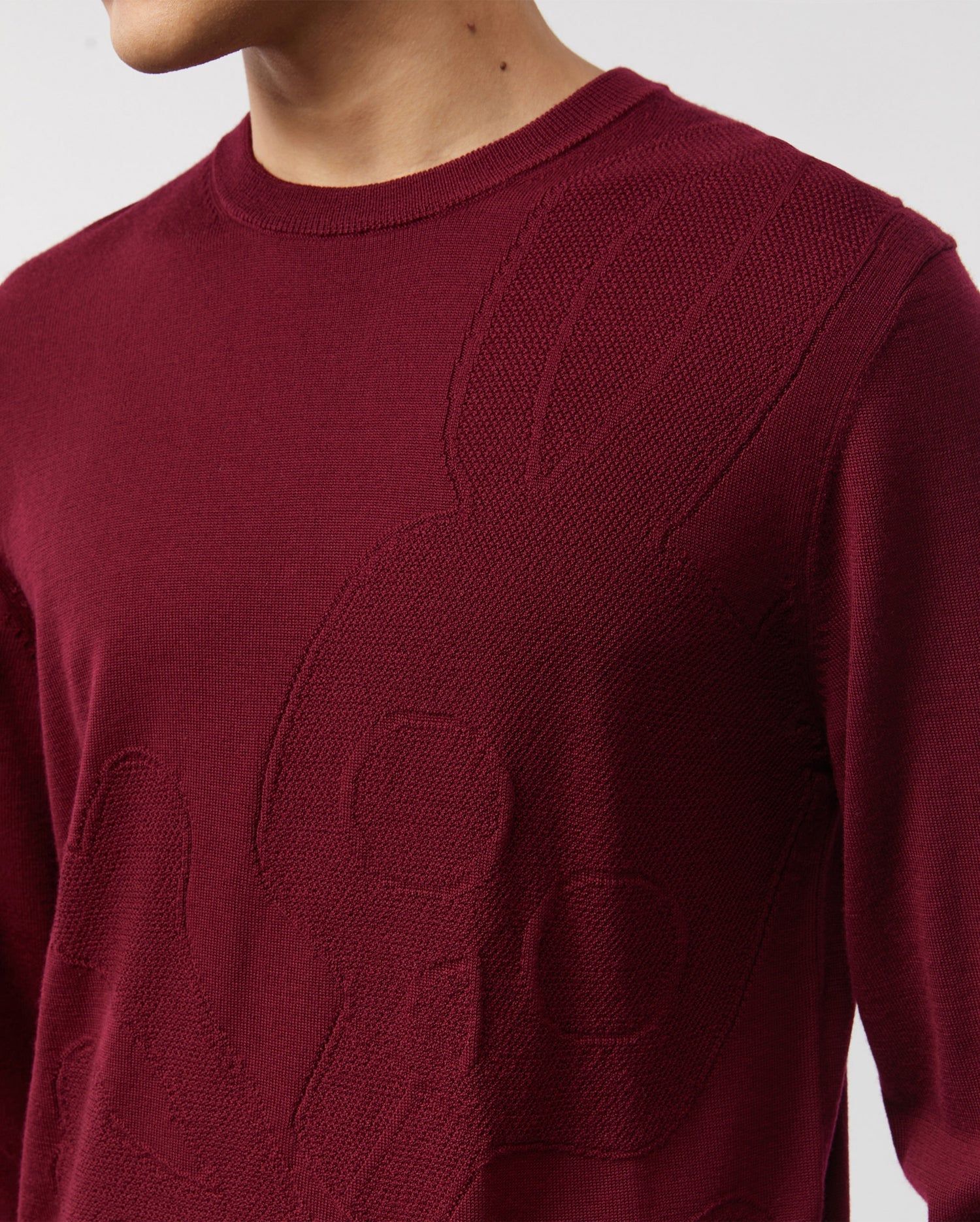MENS MOORE INTARSIA MERINO WOOL SWEATER - B6E894U1CO sold by Psycho Bunny product image thumbnail 2