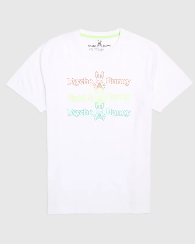 MENS BIG AND TALL LEDDON EMBROIDERED TEE - B9U620T1PC sold by Psycho Bunny