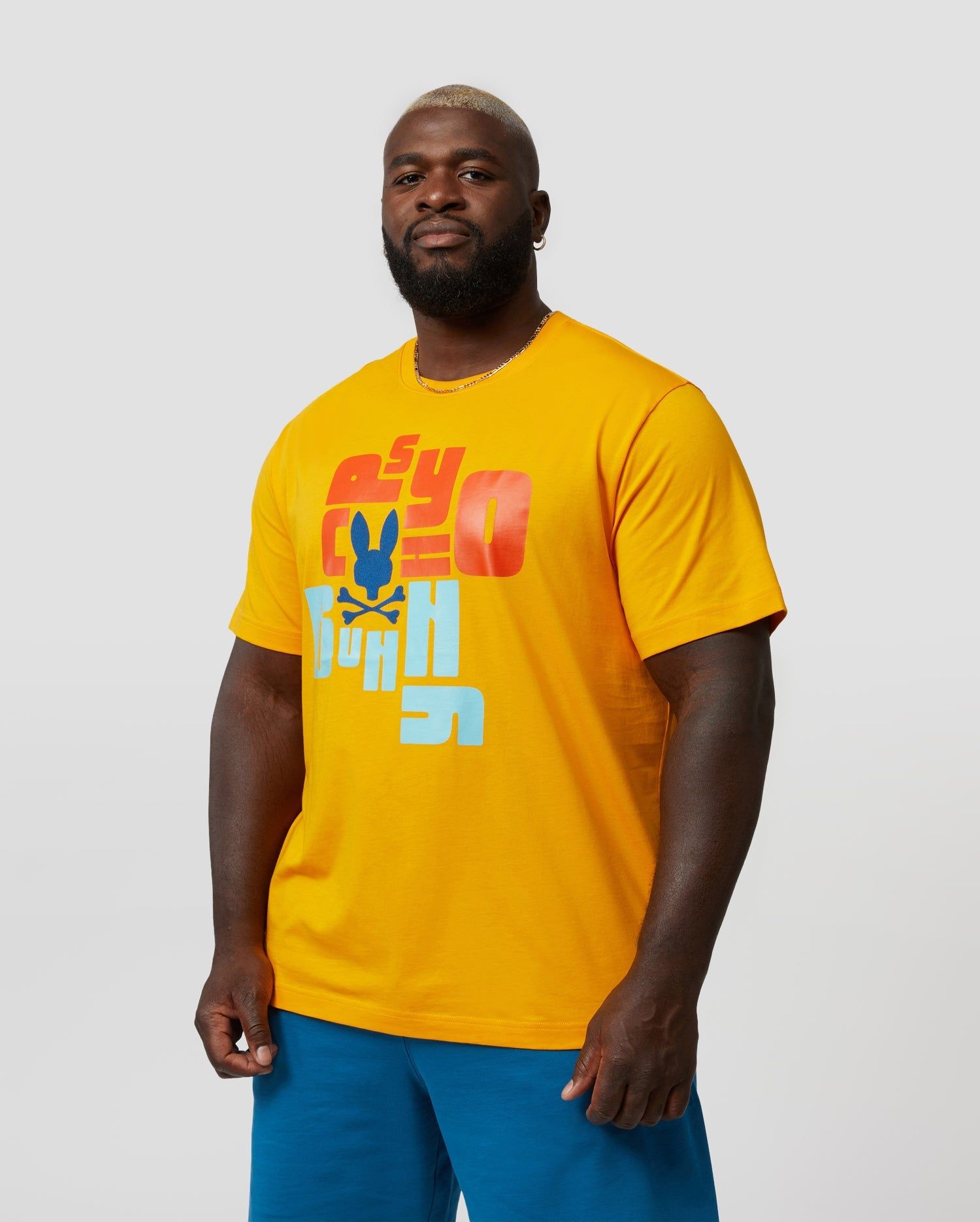 MENS BIG AND TALL LYONS FLOCKING GRAPHIC TEE - B9U113W1PC sold by Psycho Bunny product image thumbnail 2