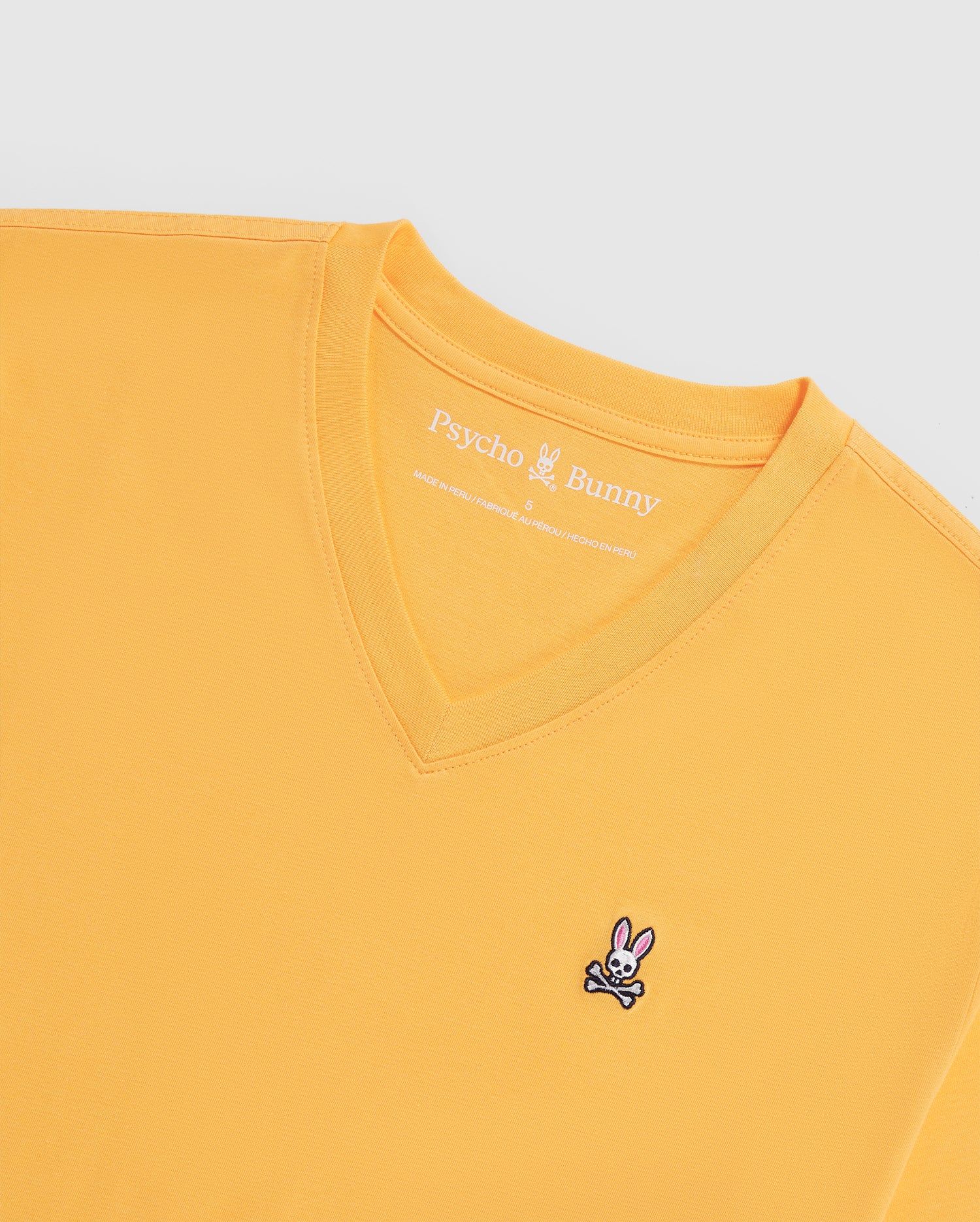 MENS CLASSIC V NECK TEE - B6U100Y1PC sold by Psycho Bunny product image thumbnail 6