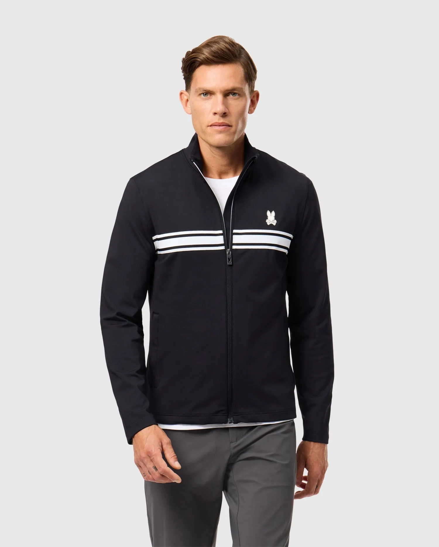 MENS TERRELL SPORT ZIP UP JACKET - B6J643C200 sold by Psycho Bunny product image thumbnail 3
