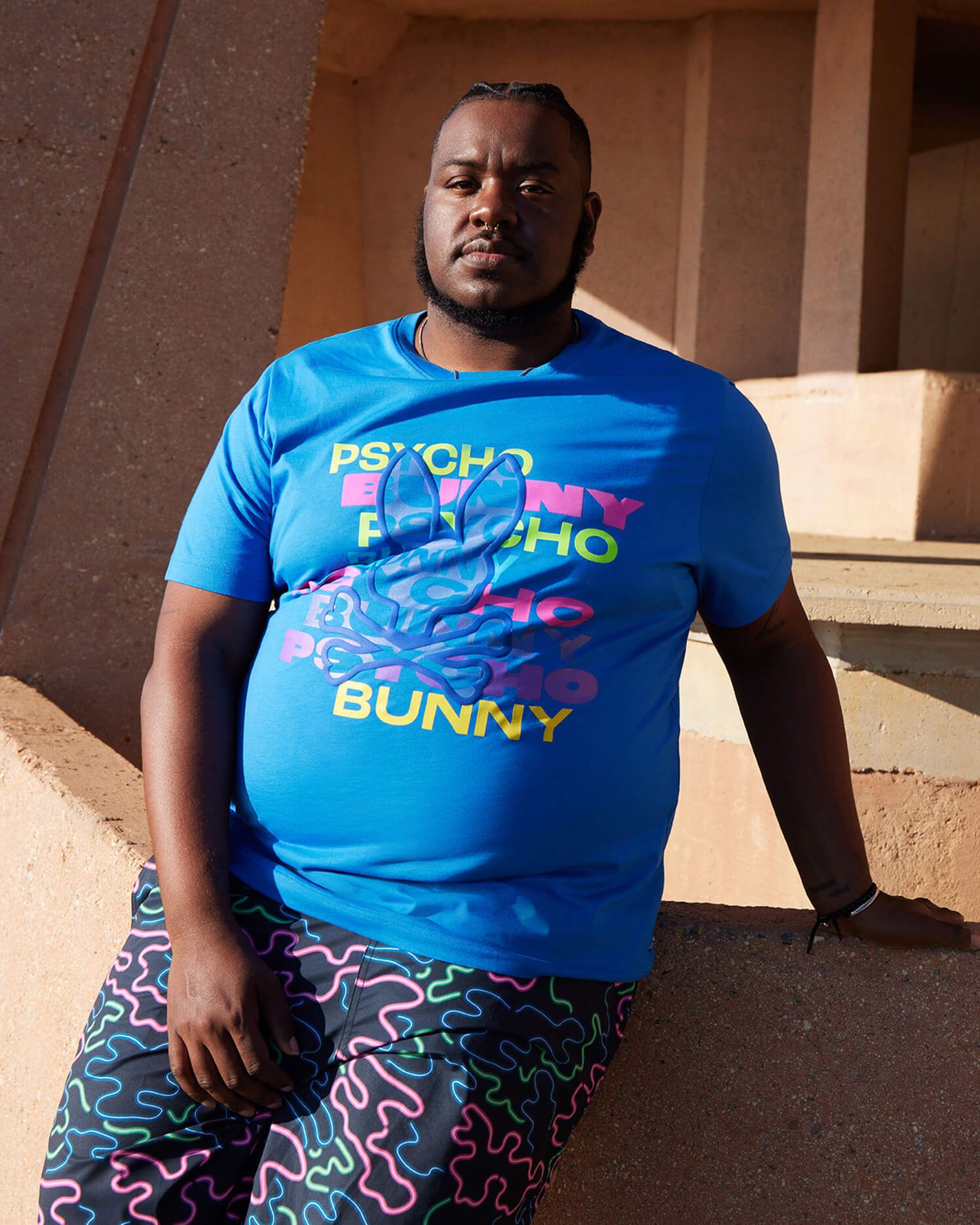 MENS BIG AND TALL TYRIAN GRAPHIC TEE - B9U835X1PC sold by Psycho Bunny product image thumbnail 3