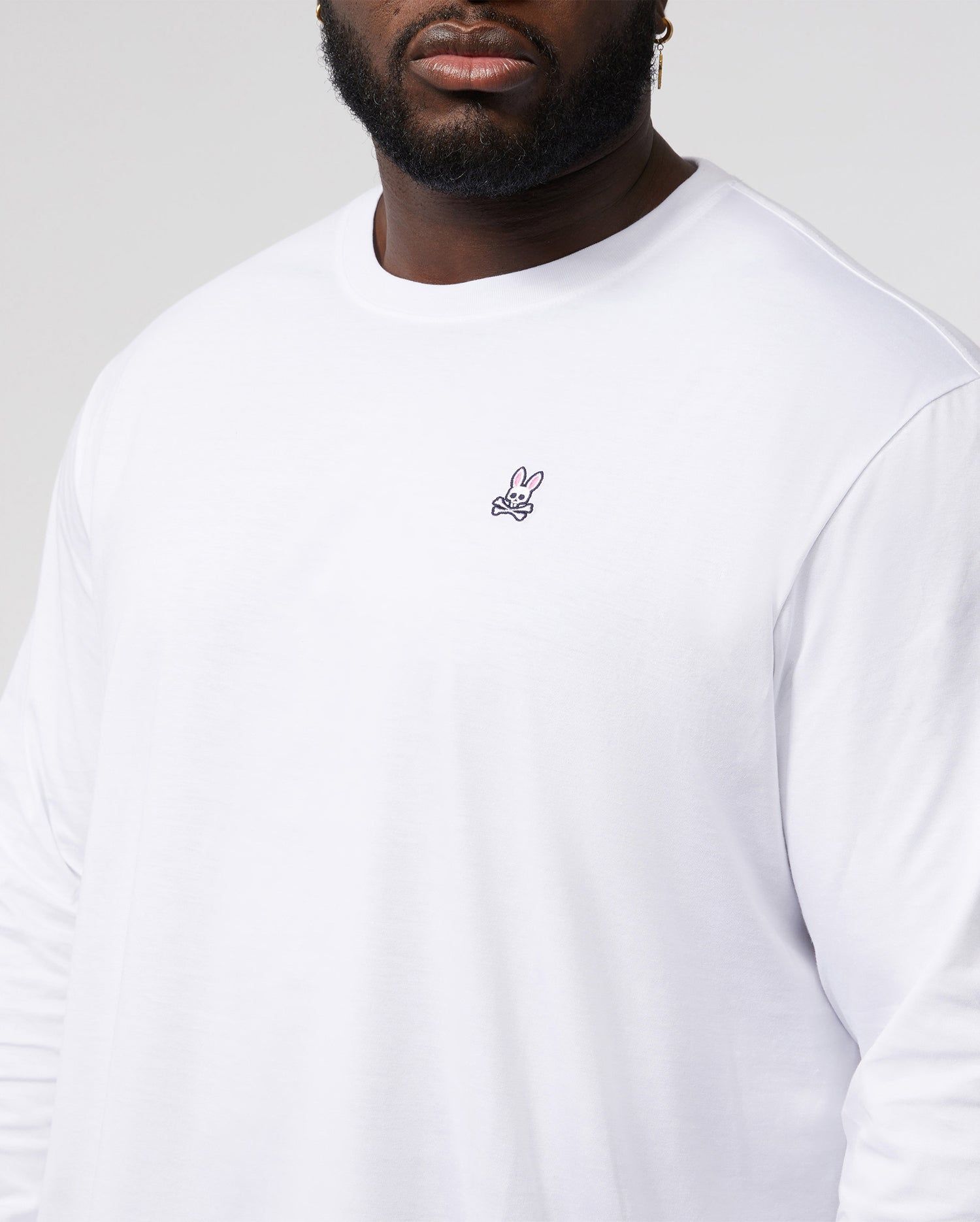 MENS BIG AND TALL LONG SLEEVE CLASSIC CREW - B9T422ARPC sold by Psycho Bunny product image thumbnail 3