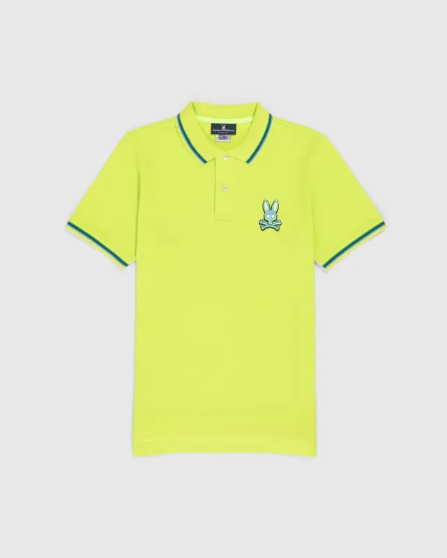 MENS BIG AND TALL HUDSON BUNNY LOGO POLO - B9K762U1PC sold by Psycho Bunny