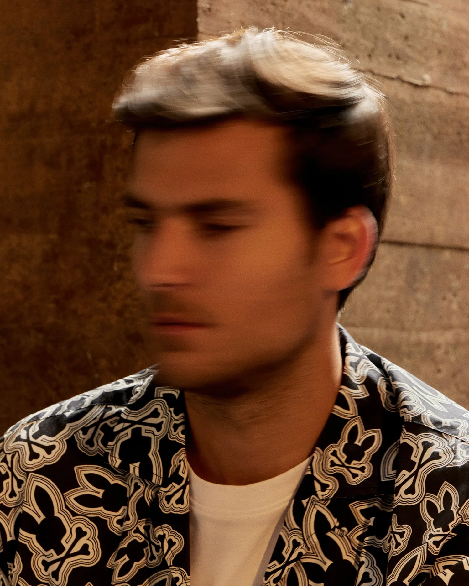 MENS MAYBROOK ALL OVER PRINT SHIRT - B6Q198B200 sold by Psycho Bunny product image thumbnail 4