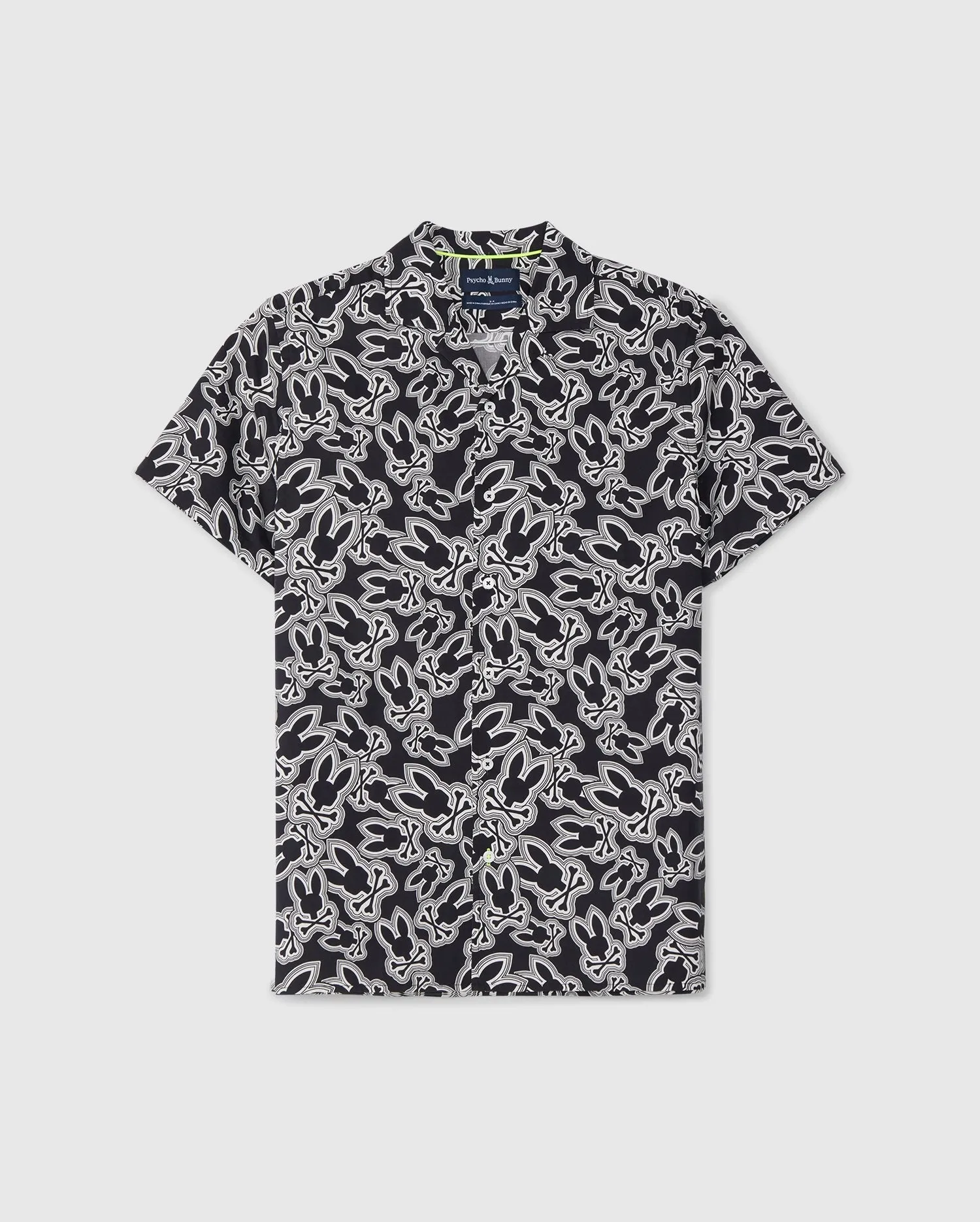 MENS MAYBROOK ALL OVER PRINT SHIRT - B6Q198B200 sold by Psycho Bunny product image thumbnail 2