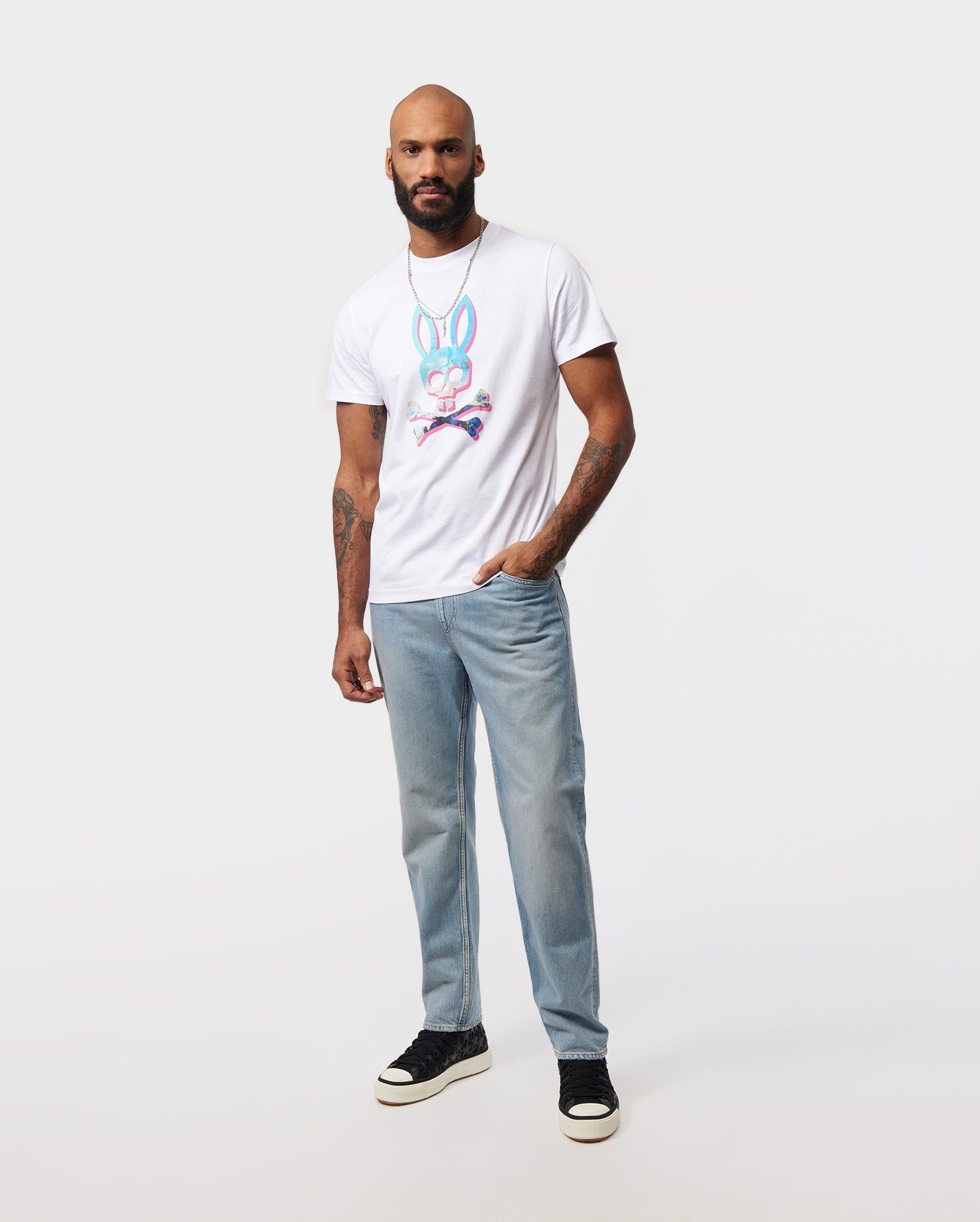 MENS HERO BUNNY GRAPHIC TEE - B6U858X1PC sold by Psycho Bunny product image thumbnail 5