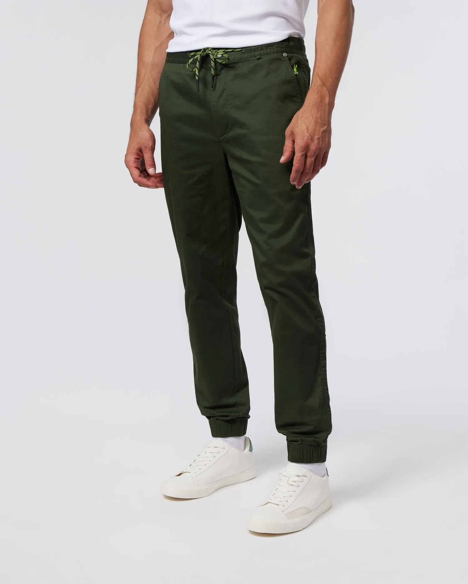 MENS HUDSON TWILL JOGGER PANT - B6P394Z1WB sold by Psycho Bunny