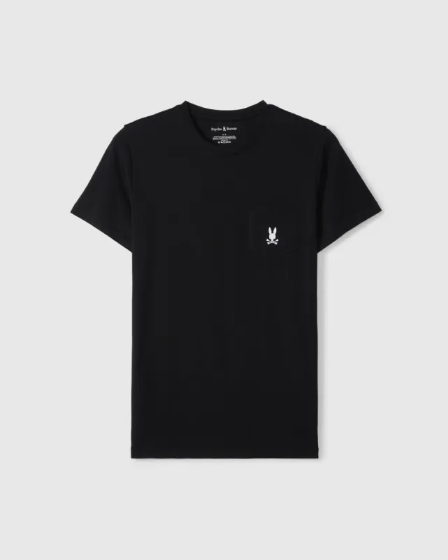 MENS JERSEY LOUNGE POCKET BUNNY TEE - B6U632D200 made by Psycho Bunny