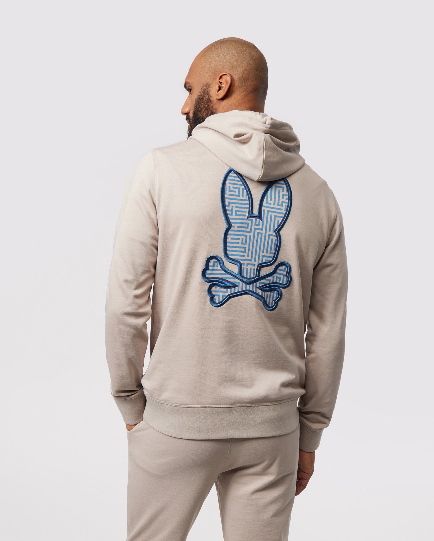 MENS DAMMES POPOVER HOODIE - B6H746X1FT sold by Psycho Bunny product image thumbnail 5