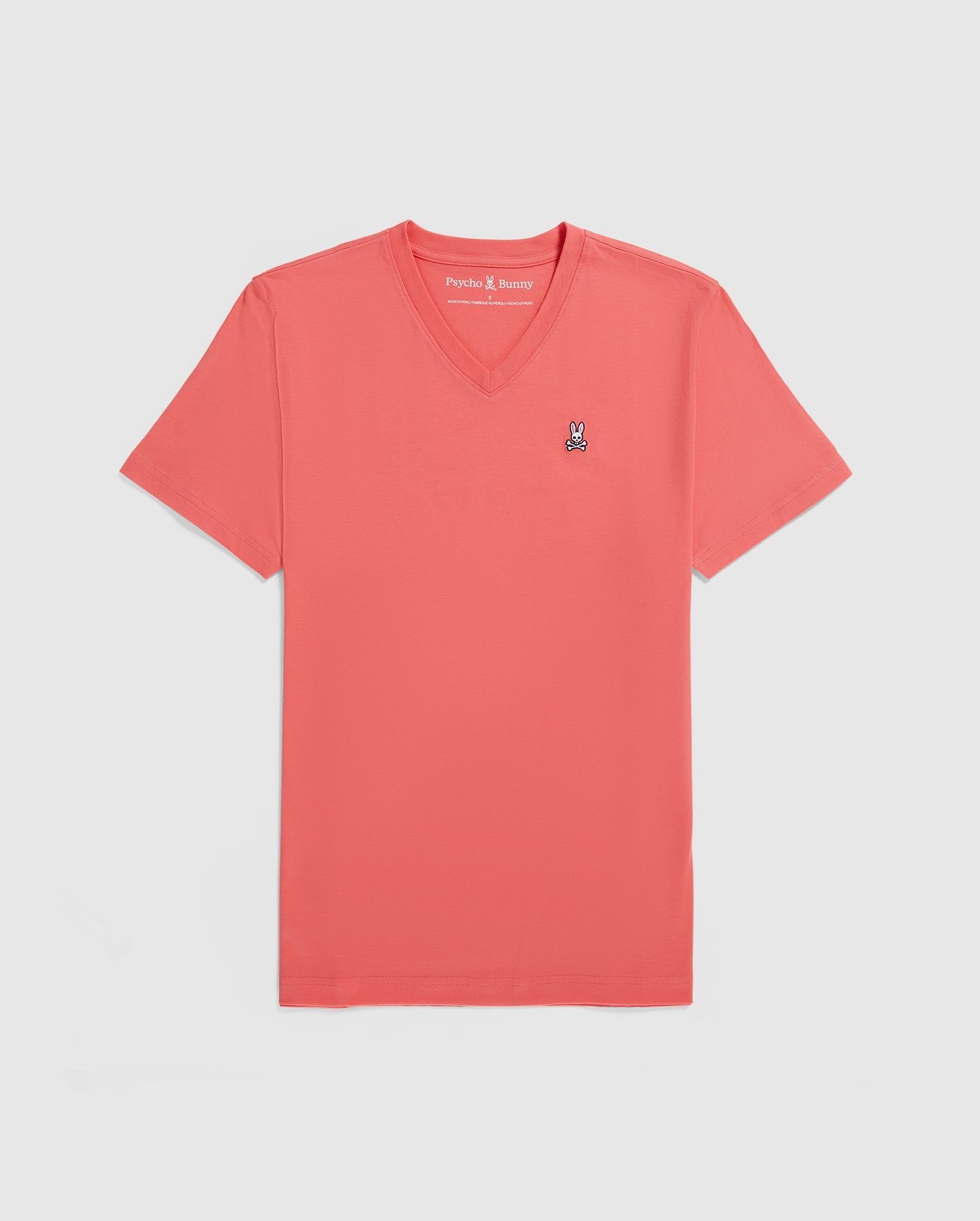 MENS CLASSIC V NECK TEE - B6U100Y1PC sold by Psycho Bunny product image thumbnail 5