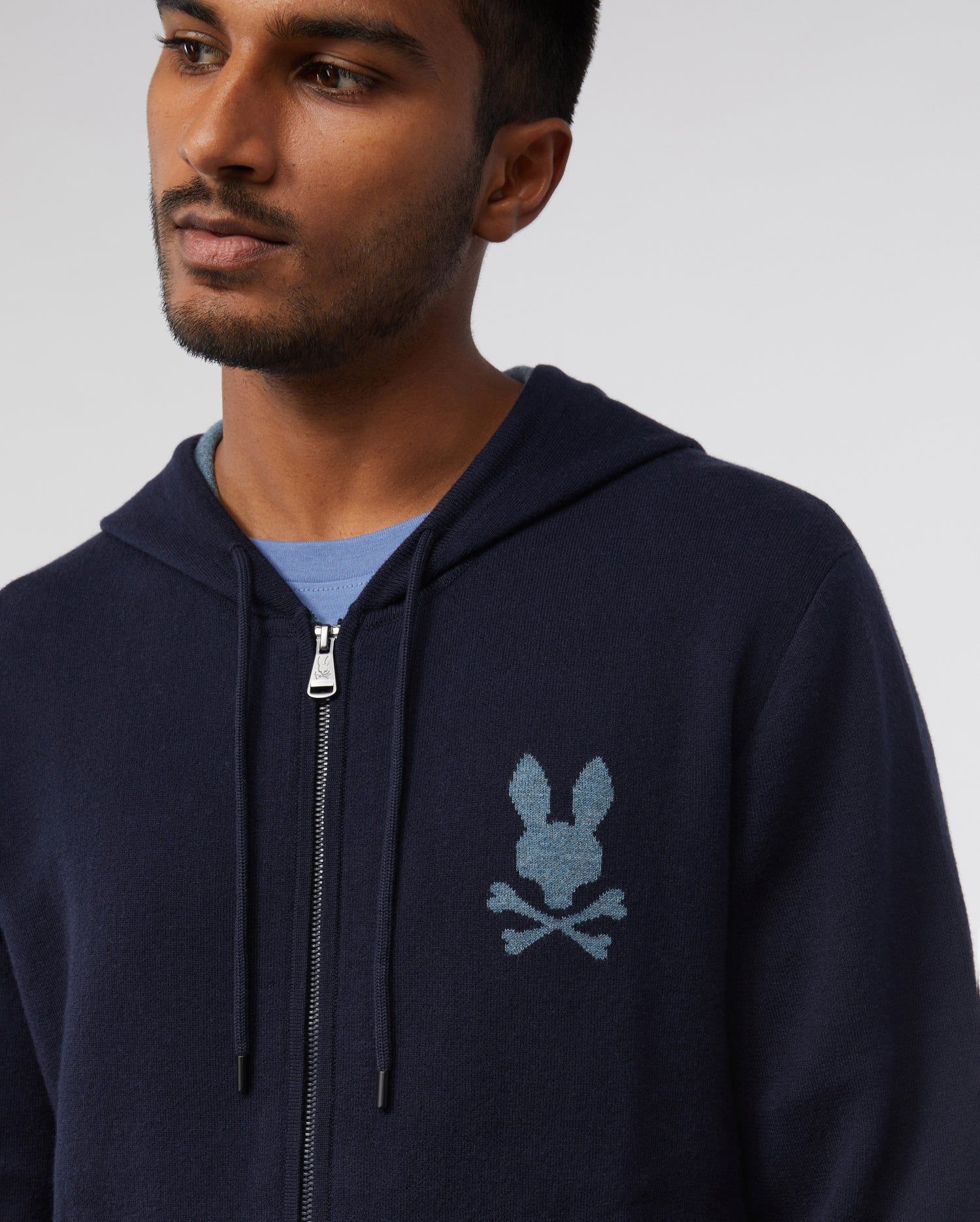 MENS LARGO ZIP UP SWEATER - B6E837U1WB sold by Psycho Bunny product image thumbnail 3