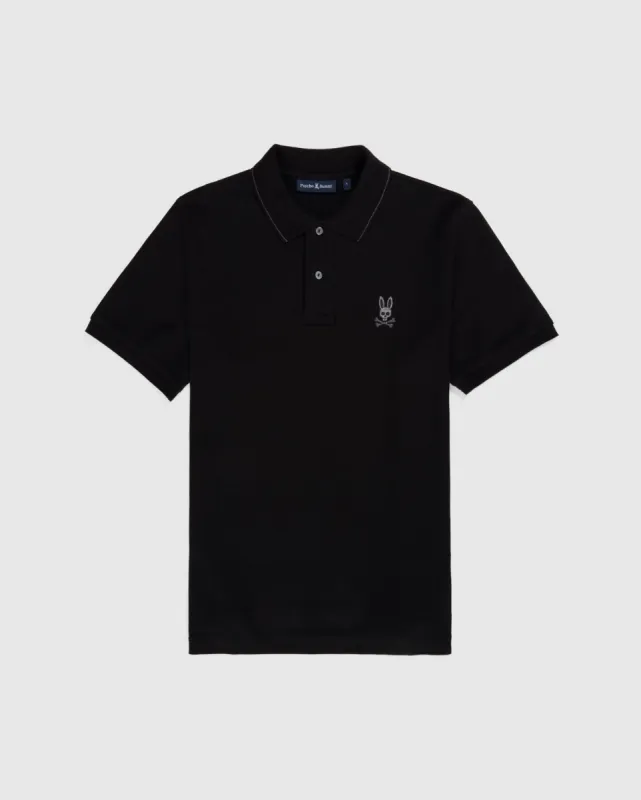 MENS LYNWOOD PIQUE POLO SHIRT - B6K696A2PC sold by Psycho Bunny