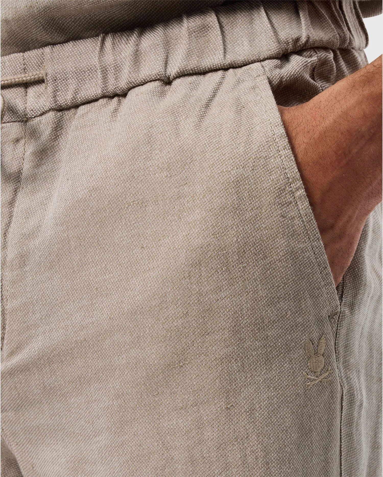 MENS FATE LINEN DRAWSTRING PANT - B6P471C200 sold by Psycho Bunny product image thumbnail 3