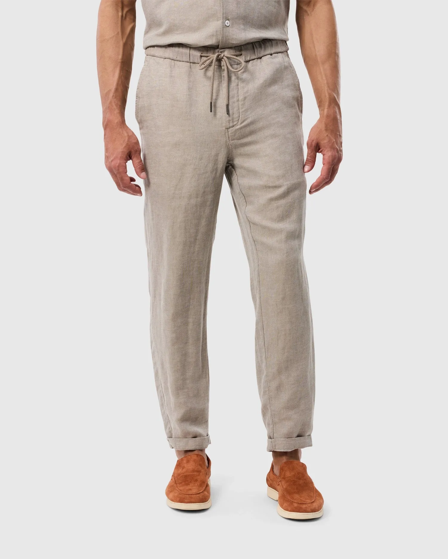 MENS FATE LINEN DRAWSTRING PANT - B6P471C200 sold by Psycho Bunny product image thumbnail 2