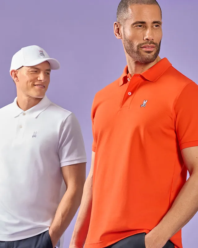 ピケさん MENS JAMES PREMIUM PIQUE POLO SHIRT - B6K945D200