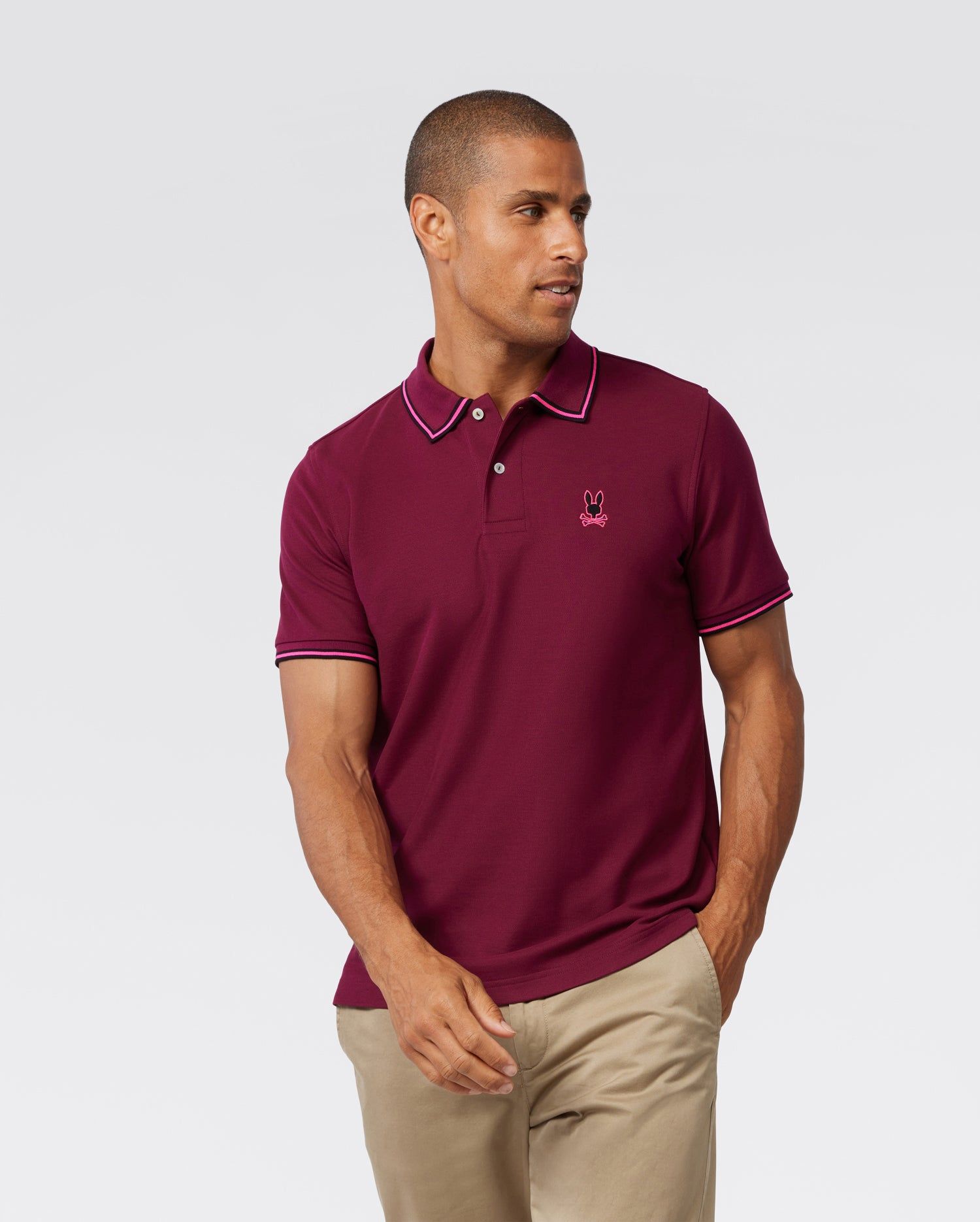 MENS LAMBERT PIQUE POLO - B6K402Z1PC sold by Psycho Bunny product image thumbnail 2