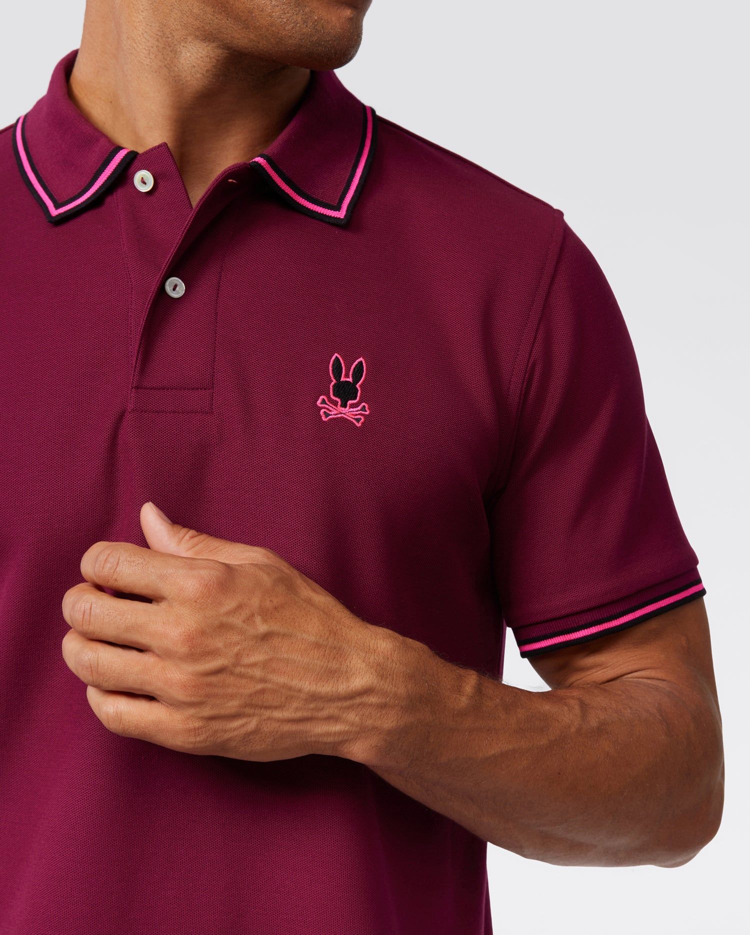 MENS LAMBERT PIQUE POLO - B6K402Z1PC sold by Psycho Bunny product image thumbnail 3