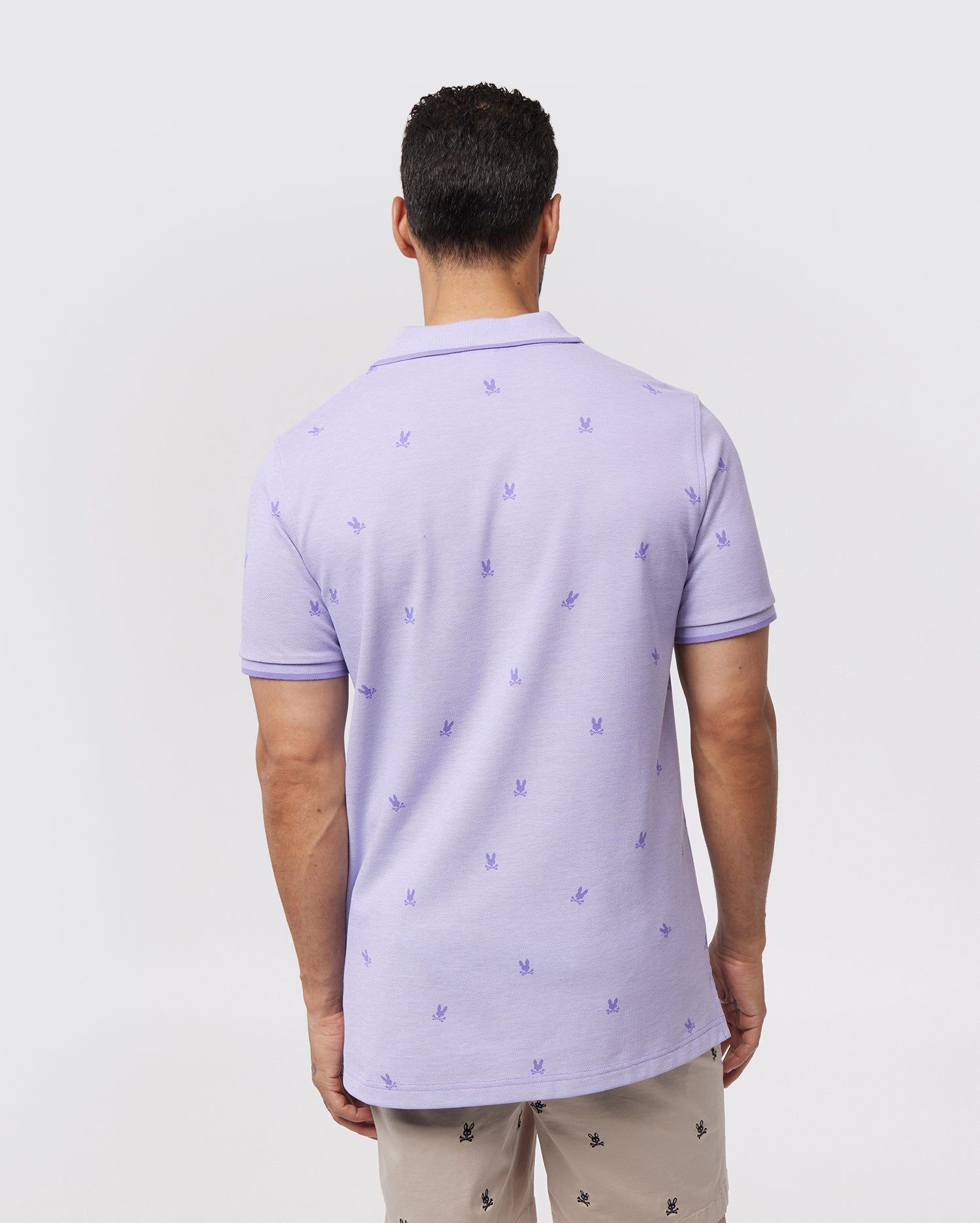 MENS LANDS BIRDSEYE FASHION POLO - B6K701X1PC sold by Psycho Bunny product image thumbnail 4