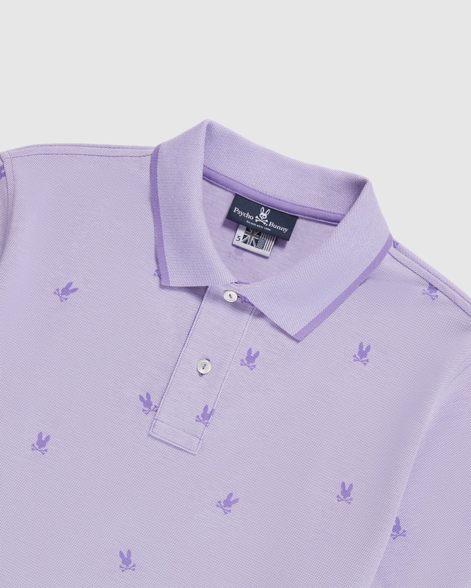 MENS LANDS BIRDSEYE FASHION POLO - B6K701X1PC sold by Psycho Bunny product image thumbnail 9