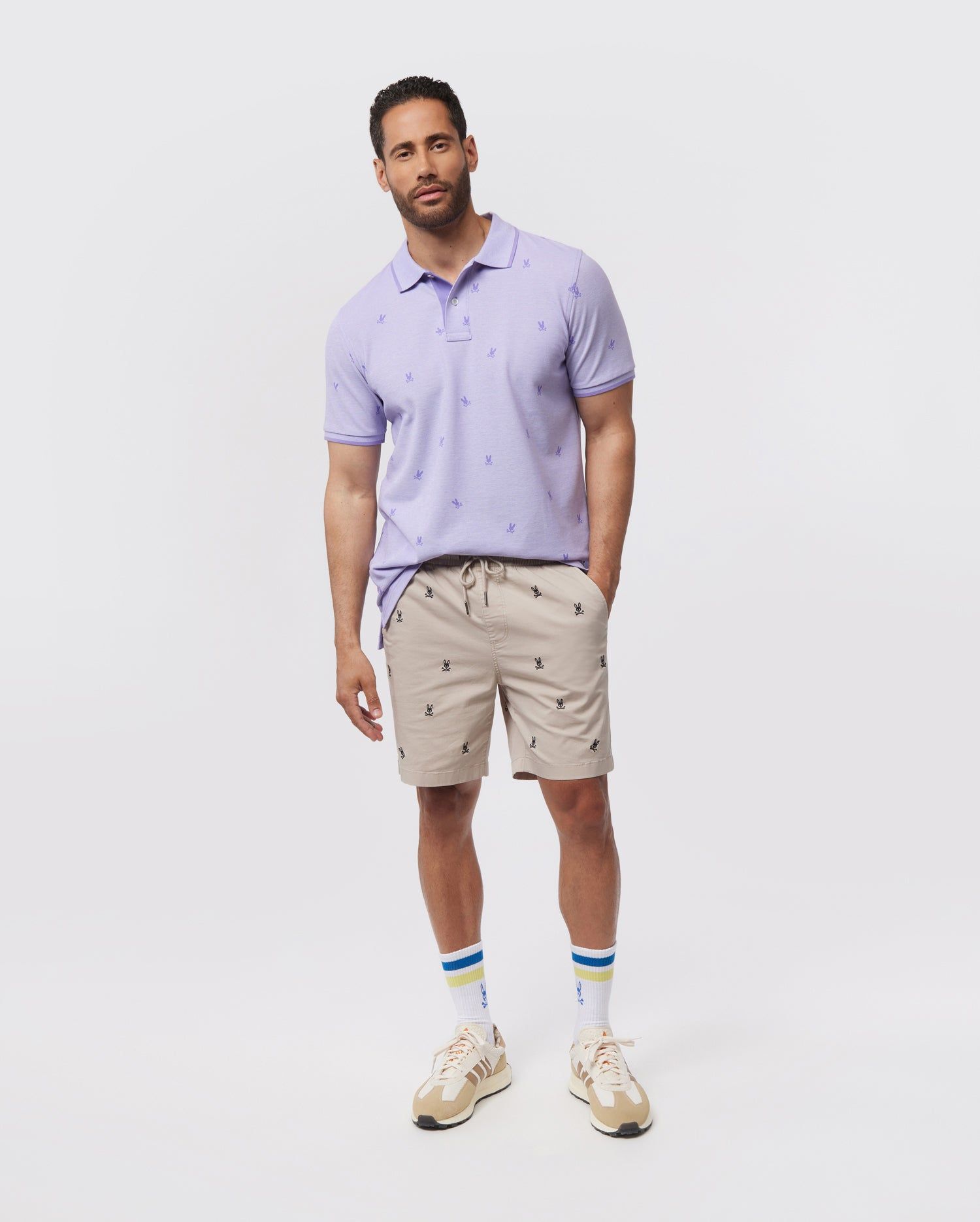 MENS LANDS BIRDSEYE FASHION POLO - B6K701X1PC sold by Psycho Bunny product image thumbnail 5
