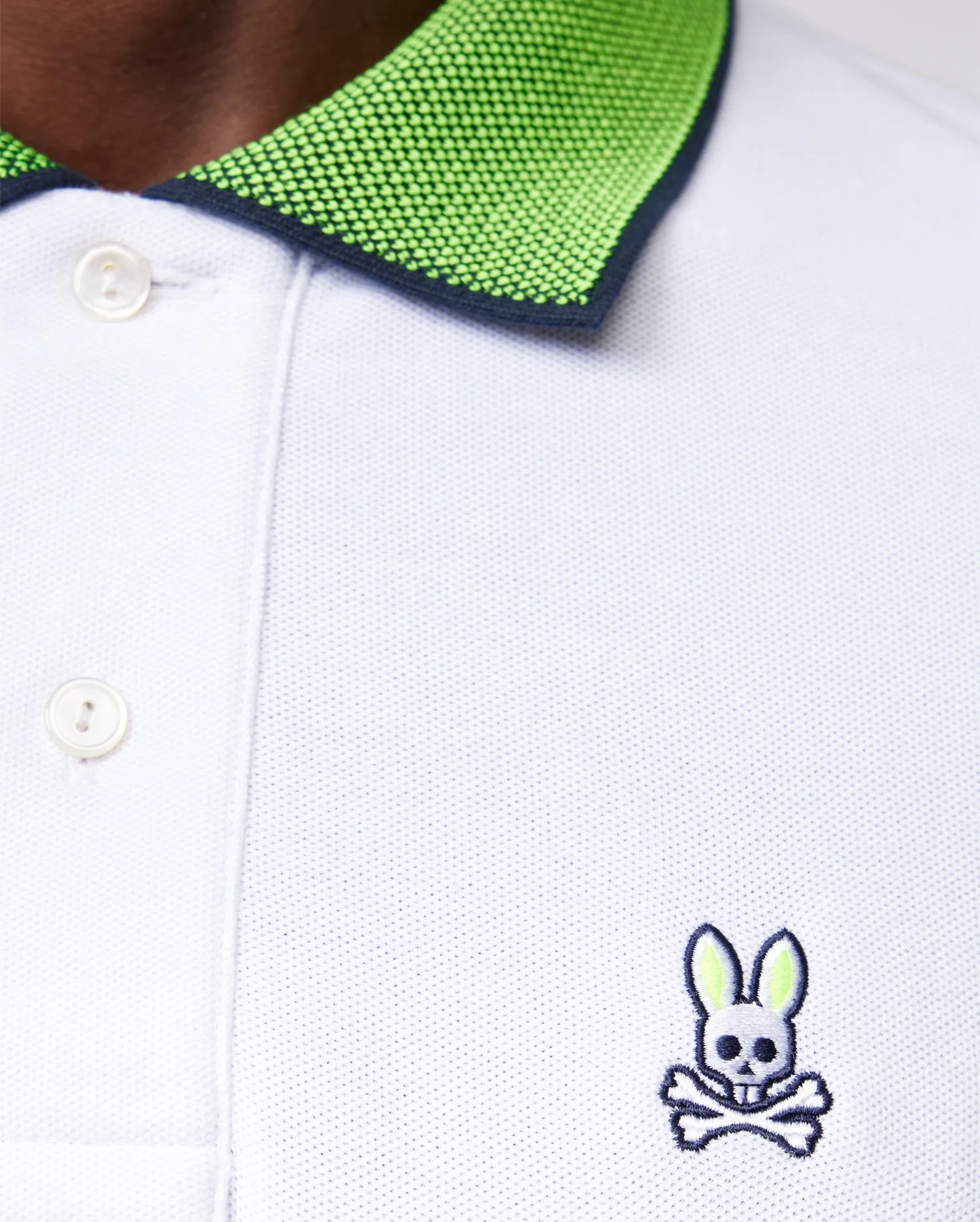 MENS RODEO PIQUE POLO SHIRT - B6K609A2PC sold by Psycho Bunny product image thumbnail 3