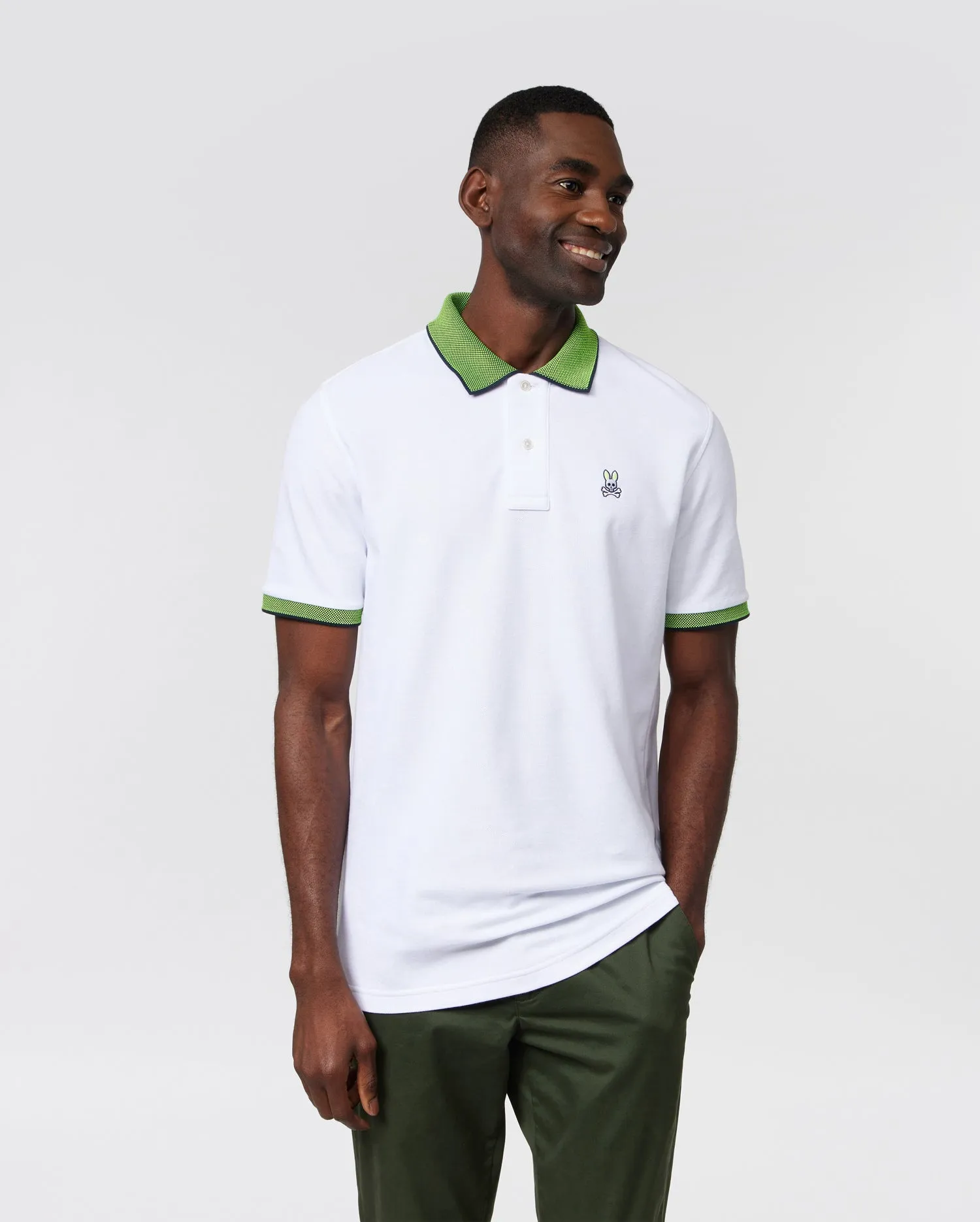 MENS RODEO PIQUE POLO SHIRT - B6K609A2PC sold by Psycho Bunny product image thumbnail 2