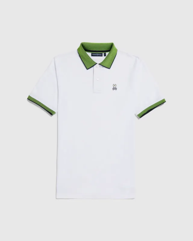 MENS RODEO PIQUE POLO SHIRT - B6K609A2PC sold by Psycho Bunny