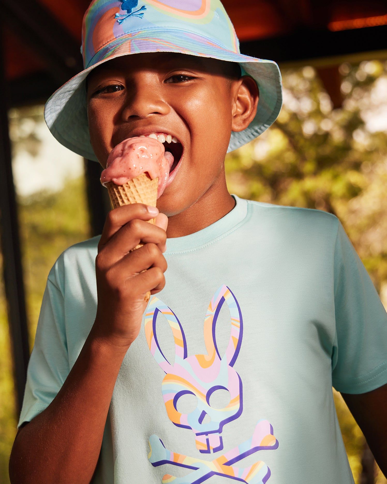 KIDS BLOOMINGTON TEE - B0U905A2PC sold by Psycho Bunny product image thumbnail 3