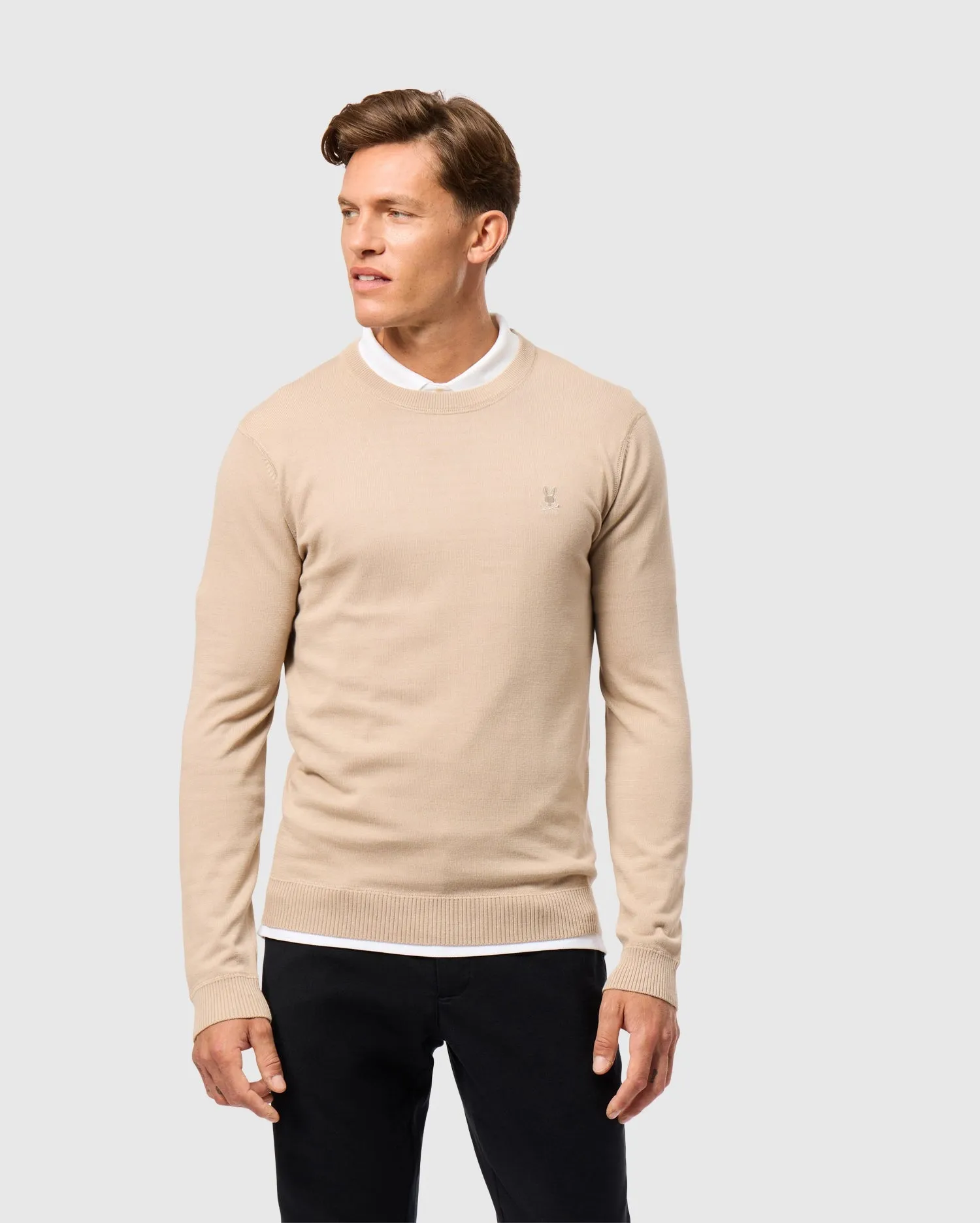 MENS BELMORE EXTRA FINE COTTON SWEATER - B6E832D200 sold by Psycho Bunny product image thumbnail 2