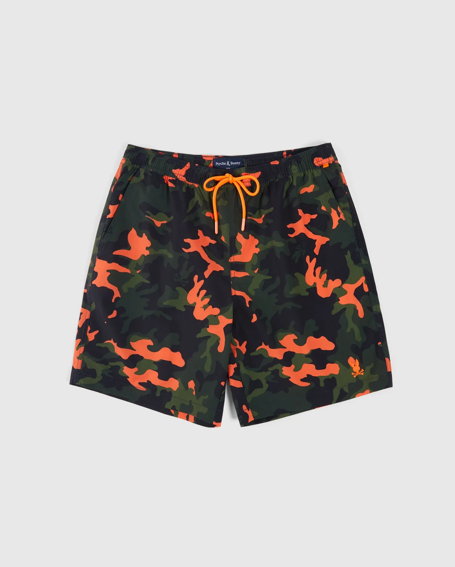 MENS PLANO CAMO PRINT LONG SWIM TRUNK - B6W376Z1PO sold by Psycho Bunny