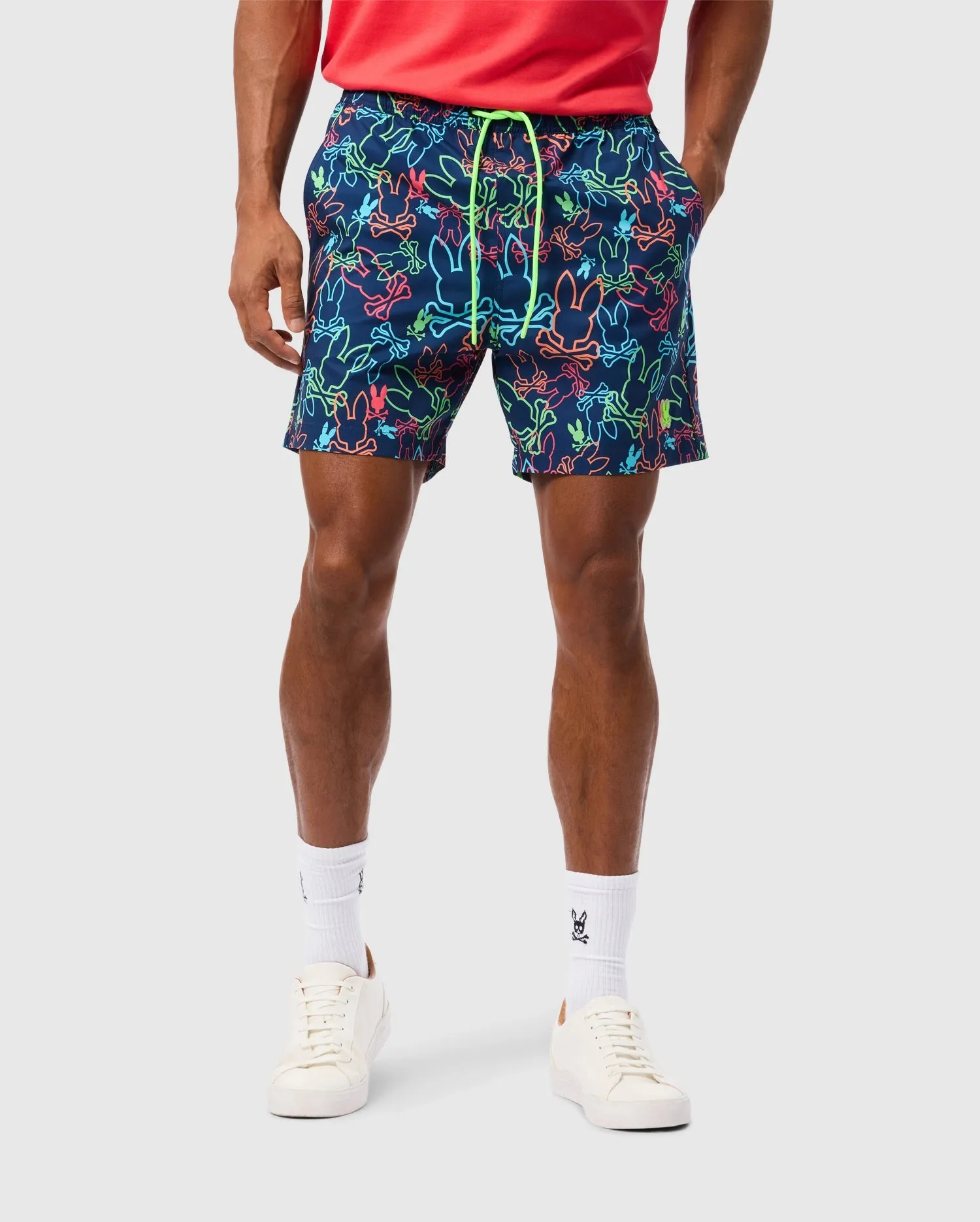 MENS BARRETT ALL OVER PRINT SWIM TRUNK - B6W531C200 sold by Psycho Bunny product image thumbnail 3