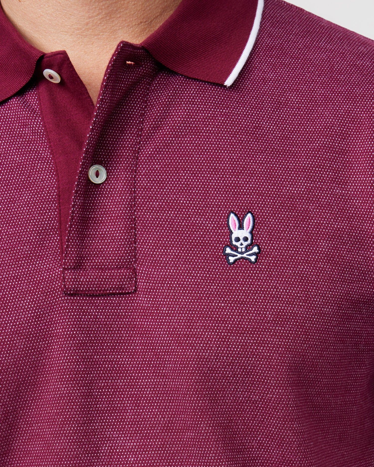 MENS ELDORADO JACQUARD POLO - B6K331Z1PC sold by Psycho Bunny product image thumbnail 3