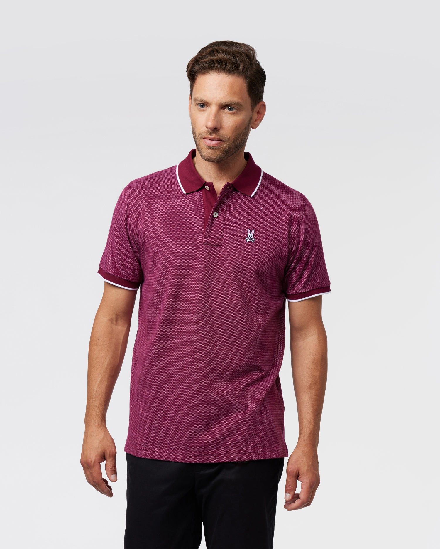 MENS ELDORADO JACQUARD POLO - B6K331Z1PC sold by Psycho Bunny product image thumbnail 2