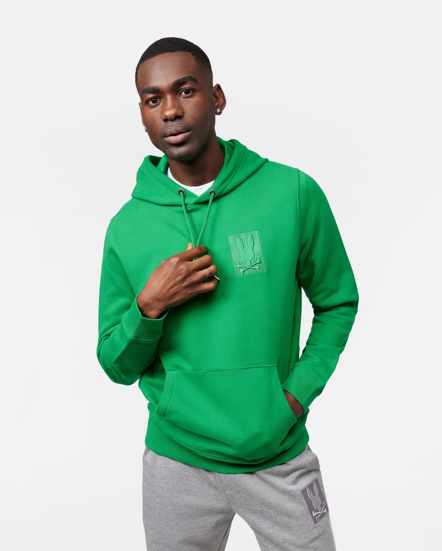 MENS YORKVILLE FLEECE HOODIE - B6H484Z1FT sold by Psycho Bunny product image thumbnail 2