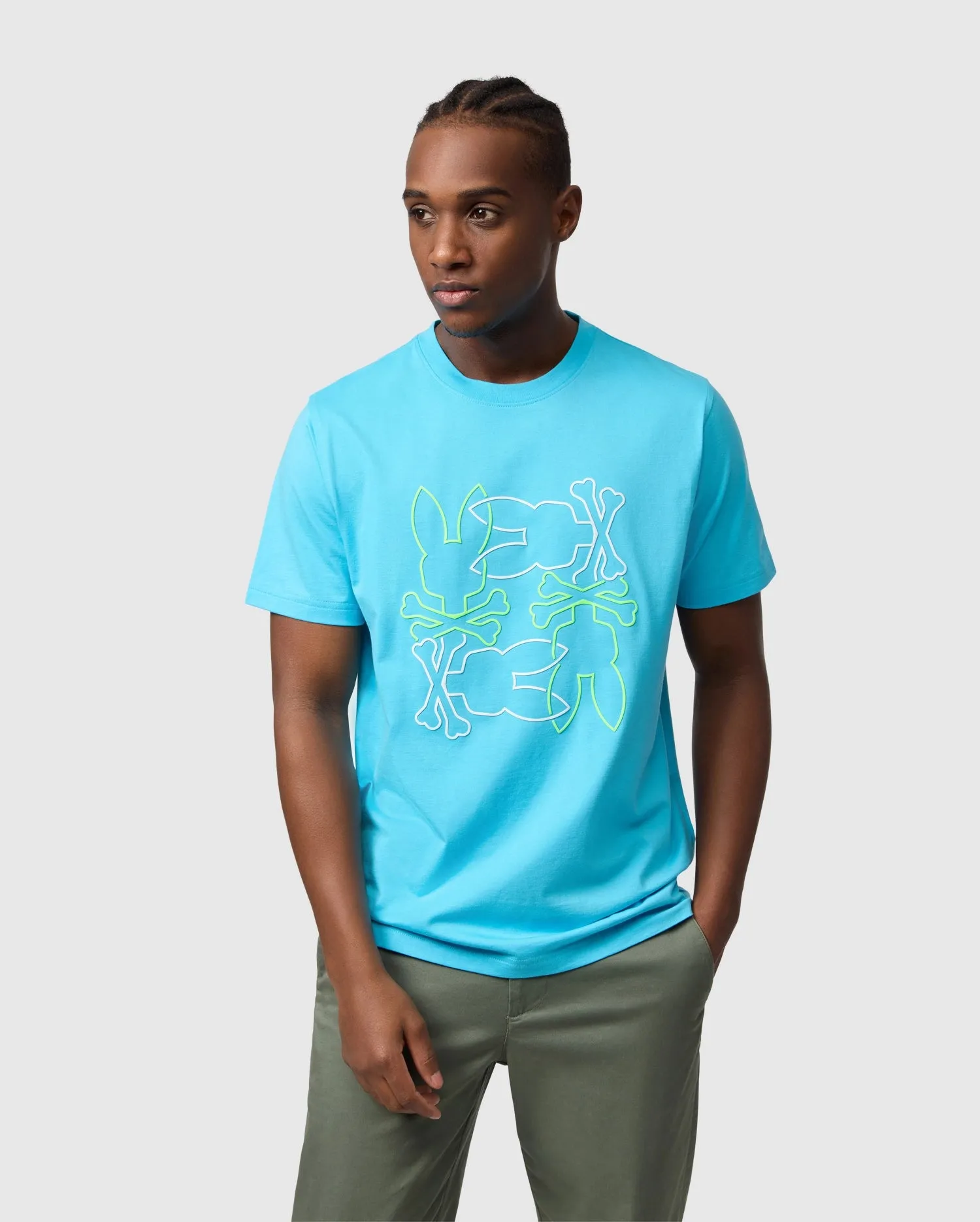 MENS RODMAN GRAPHIC TEE - B6U111B2TS sold by Psycho Bunny product image thumbnail 2