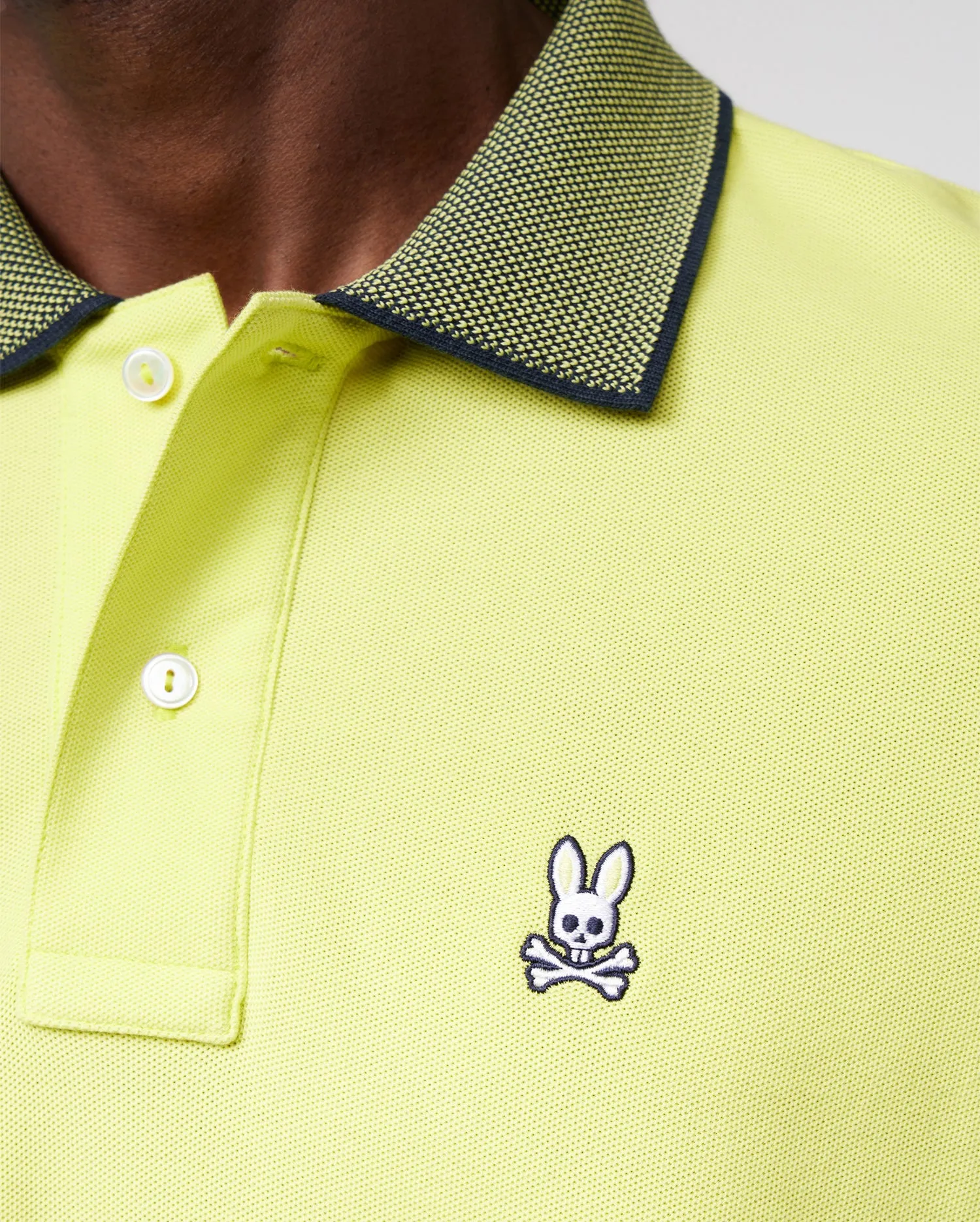 MENS RODEO PIQUE POLO SHIRT - B6K609A2PC sold by Psycho Bunny product image thumbnail 3