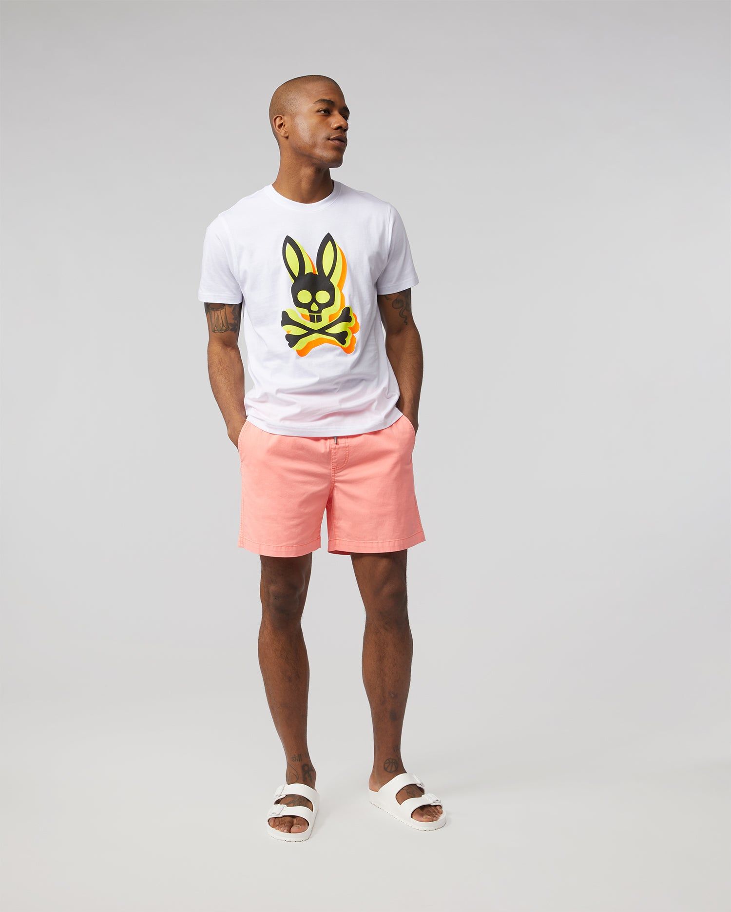 MENS LOVETT ELASTIC WAIST SHORTS - B6R444T1CE sold by Psycho Bunny product image thumbnail 4