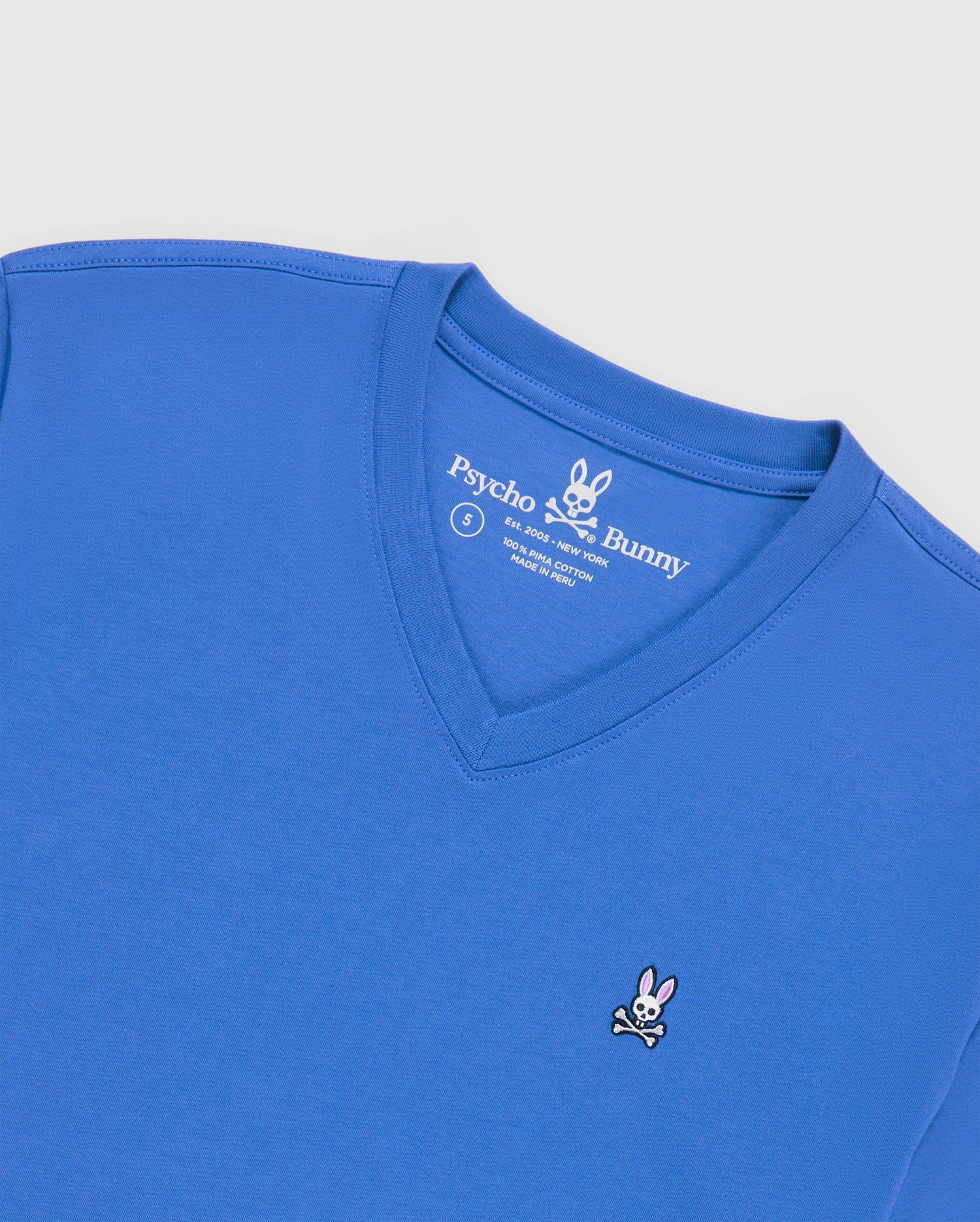 MENS BIG AND TALL CLASSIC V NECK TEE - B9U100X1PC sold by Psycho Bunny product image thumbnail 6