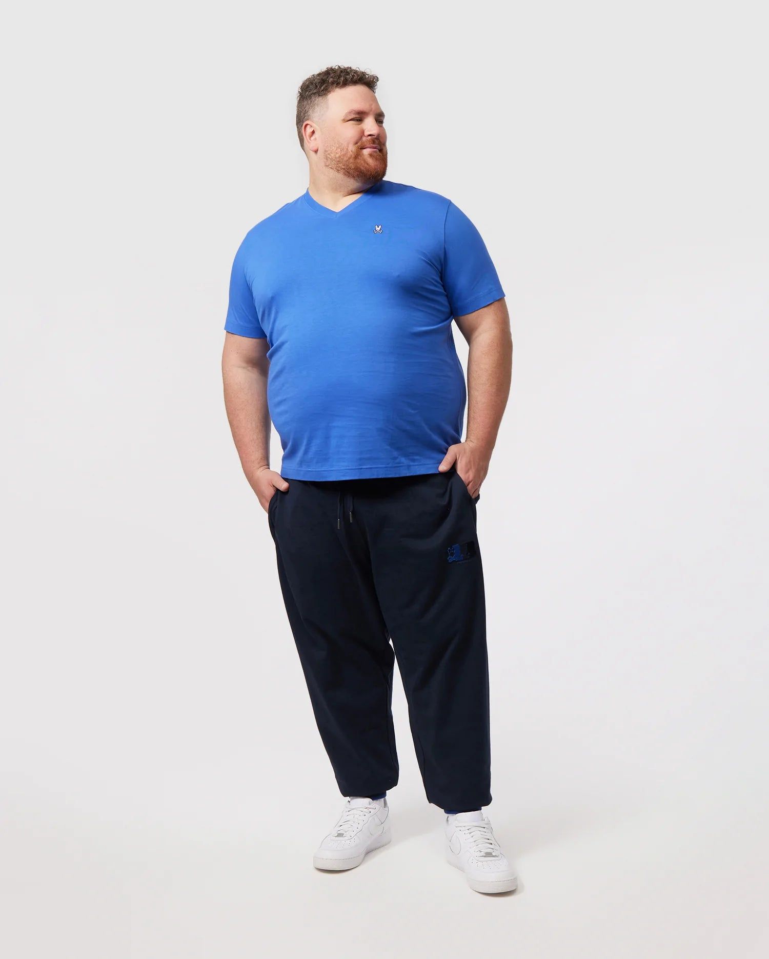 MENS BIG AND TALL CLASSIC V NECK TEE - B9U100X1PC sold by Psycho Bunny product image thumbnail 4