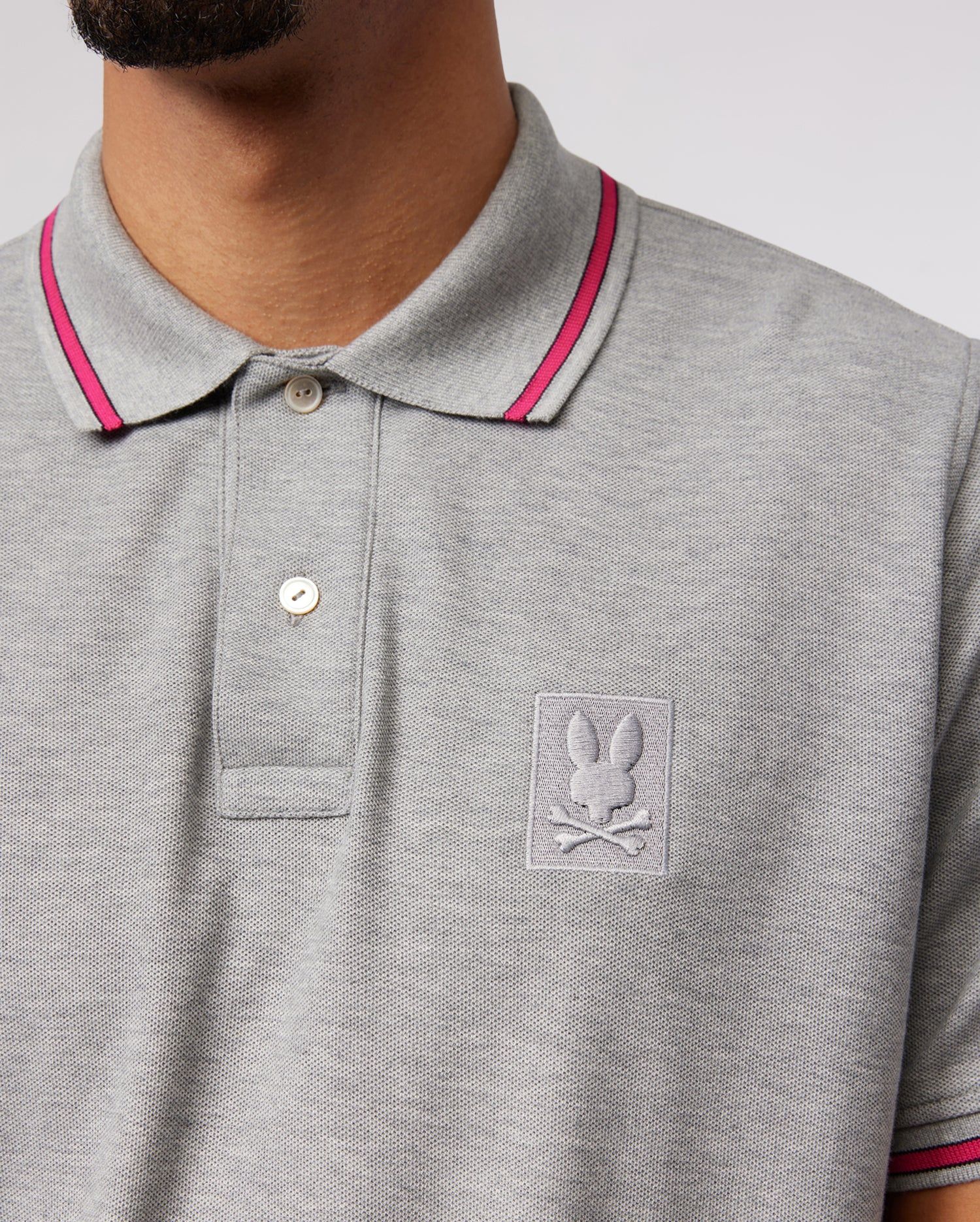 MENS YORKVILLE EMBROIDERED PIQUE POLO - B6K328Z1PC sold by Psycho Bunny product image thumbnail 3