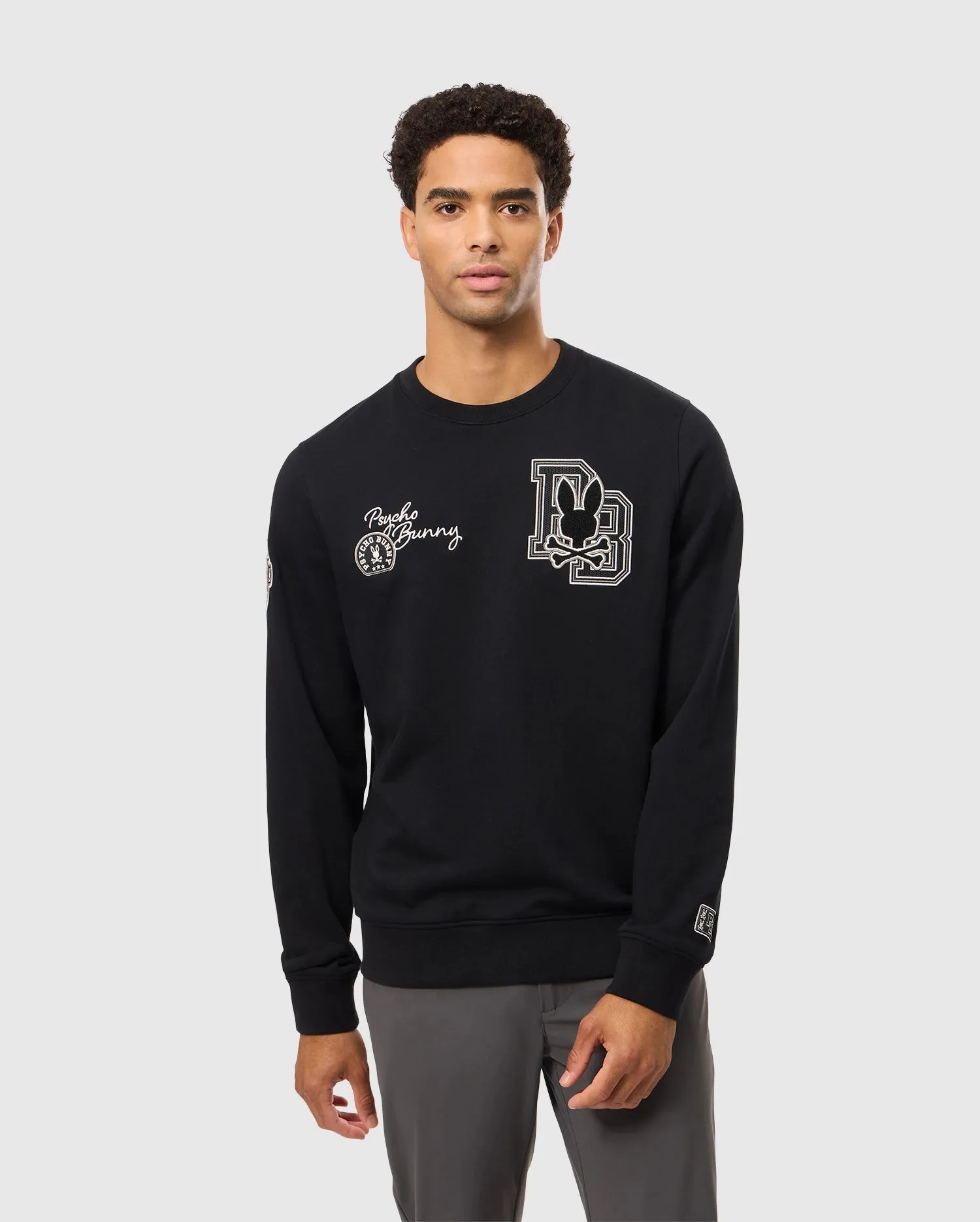 MENS ZACK VARSITY SWEATSHIRT - B6S880D200 sold by Psycho Bunny product image thumbnail 3