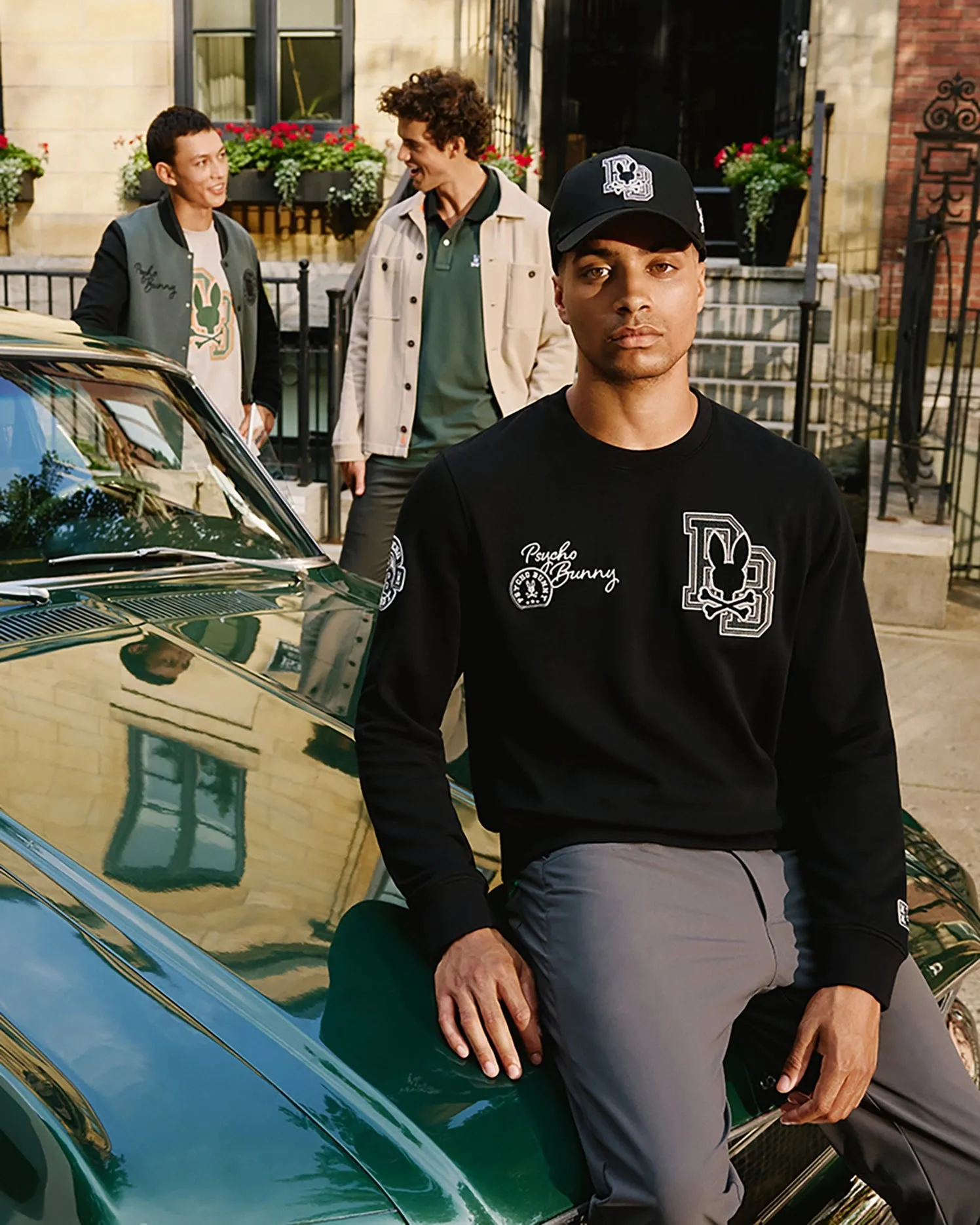 MENS ZACK VARSITY SWEATSHIRT - B6S880D200 sold by Psycho Bunny