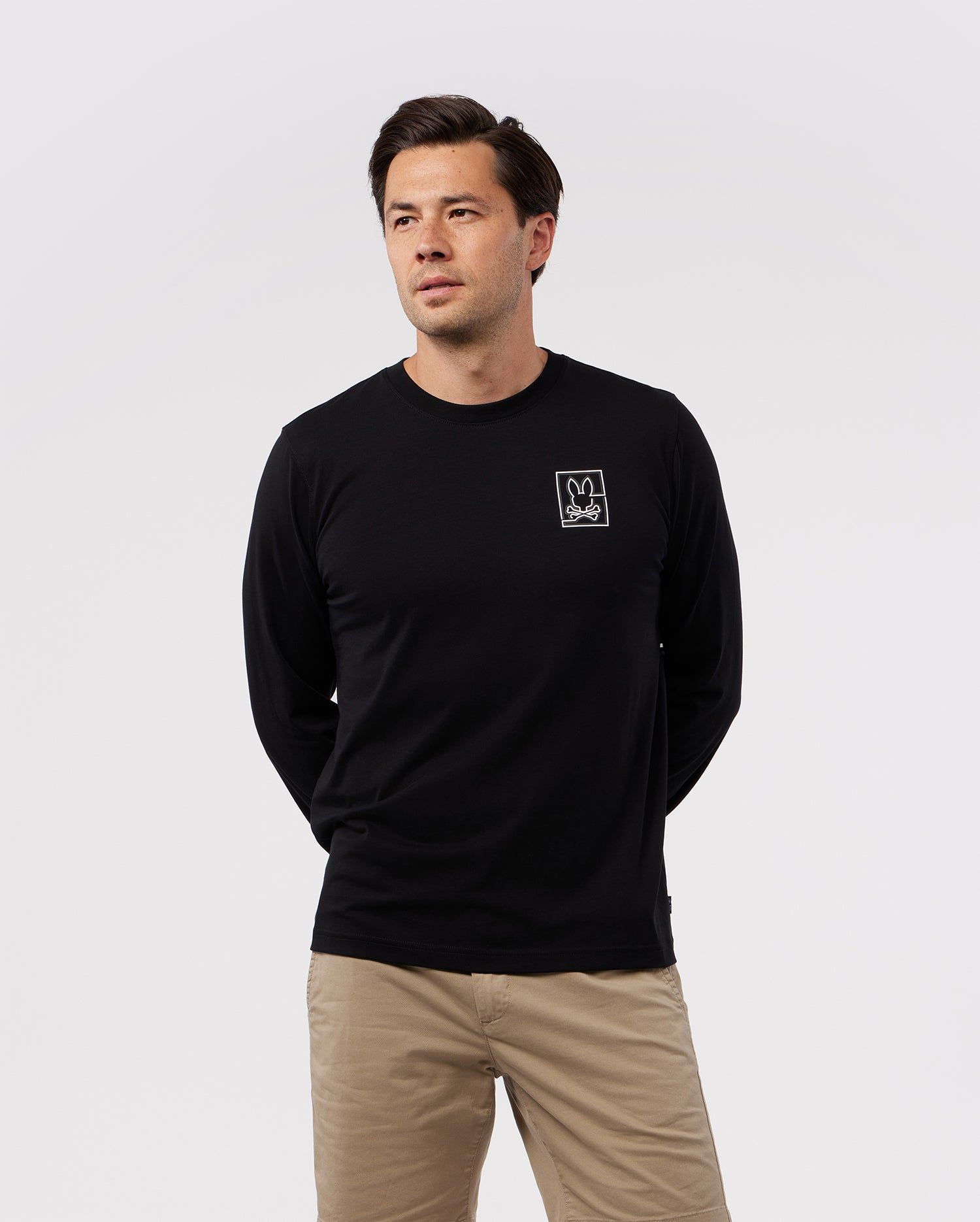 MENS CHESTER LONG SLEEVE GRAPHIC TEE - B6T374Z1PC sold by Psycho Bunny product image thumbnail 2