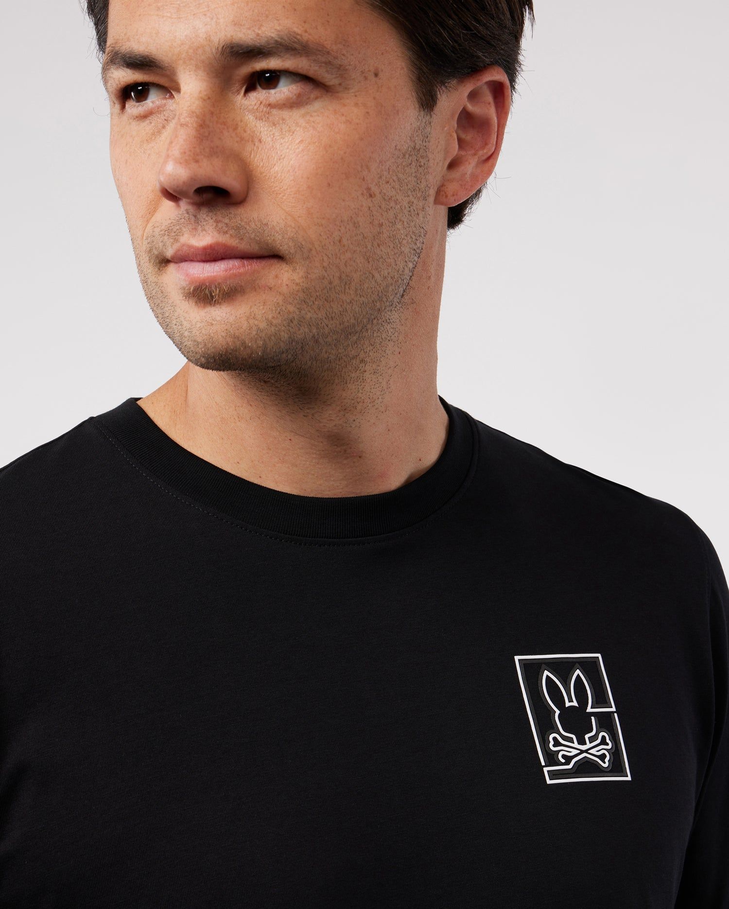 MENS CHESTER LONG SLEEVE GRAPHIC TEE - B6T374Z1PC sold by Psycho Bunny product image thumbnail 3