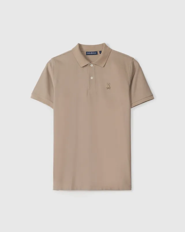 MENS TONAL EMBROIDERED PIQUE POLO SHIRT - B6K021AR00 sold by Psycho Bunny