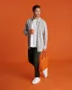 MENS ASTOR KNIT OXFORD LONG SLEEVE SHIRT - B6C821Z1PC sold by Psycho Bunny