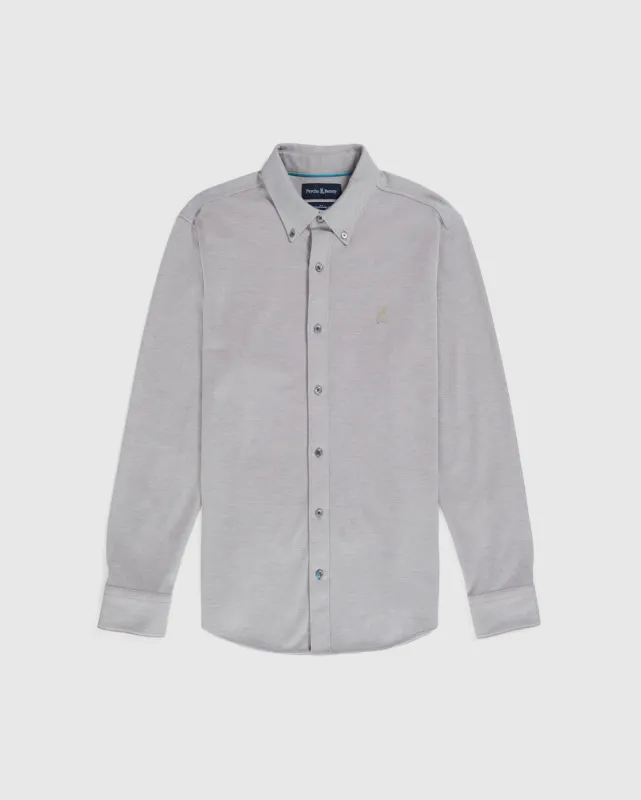 MENS ASTOR KNIT OXFORD LONG SLEEVE SHIRT - B6C821Z1PC sold by Psycho Bunny