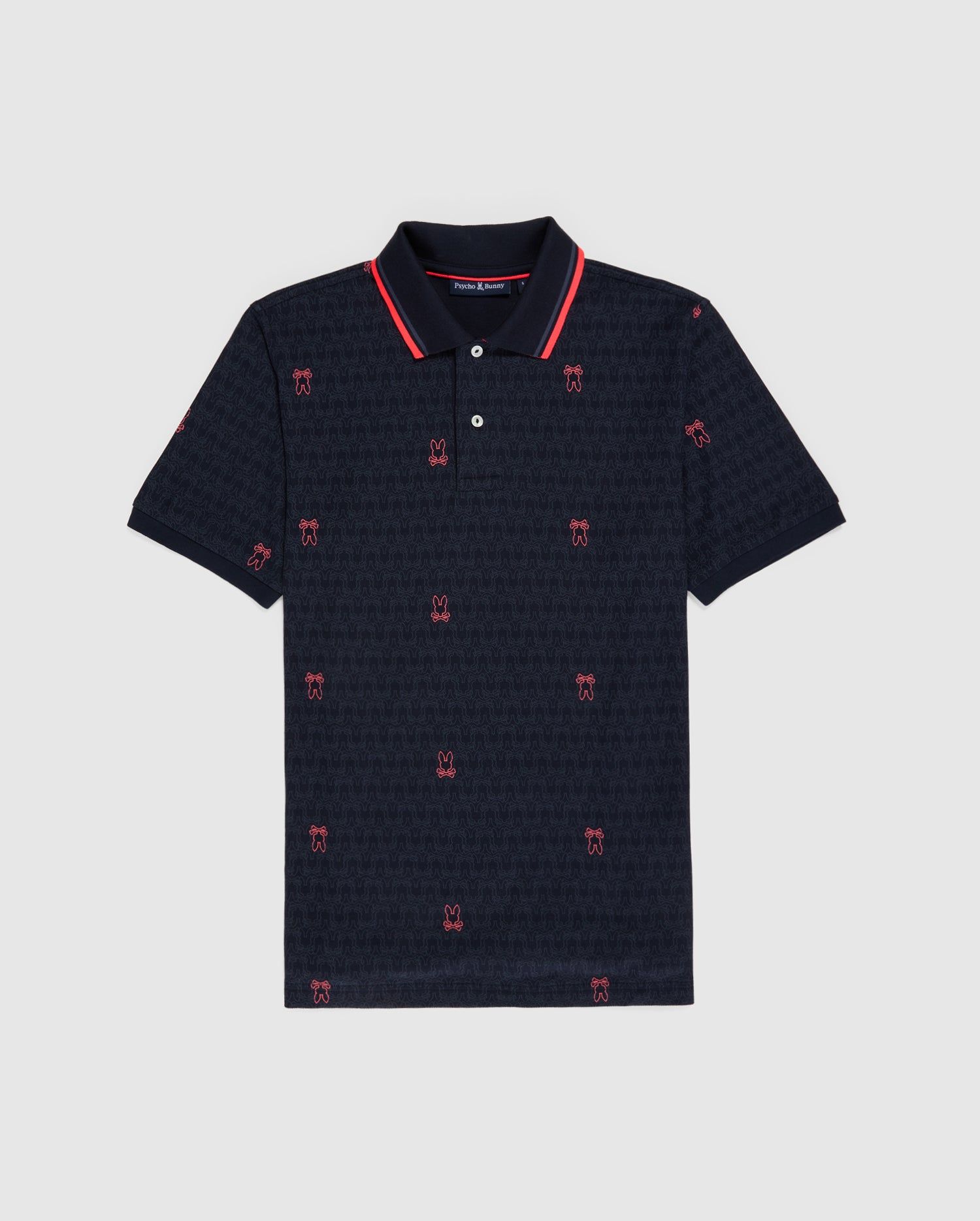 MENS BELMONT ALL OVER PRINT PIQUE POLO SHIRT - B6K607A2PC sold by Psycho Bunny