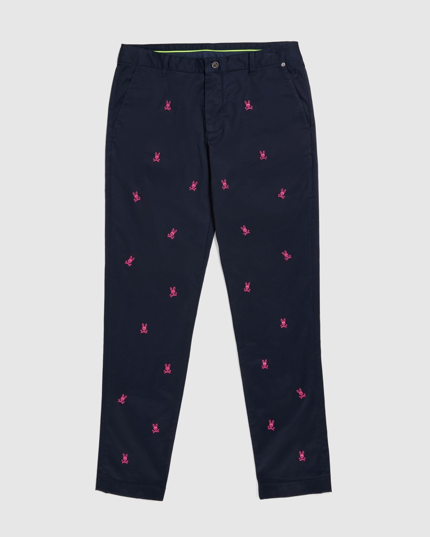 MENS GILMAN TWILL ALL OVER BUNNY EMBROIDERED CHINO PANT - B6P490Z1WB sold by Psycho Bunny product image thumbnail 2